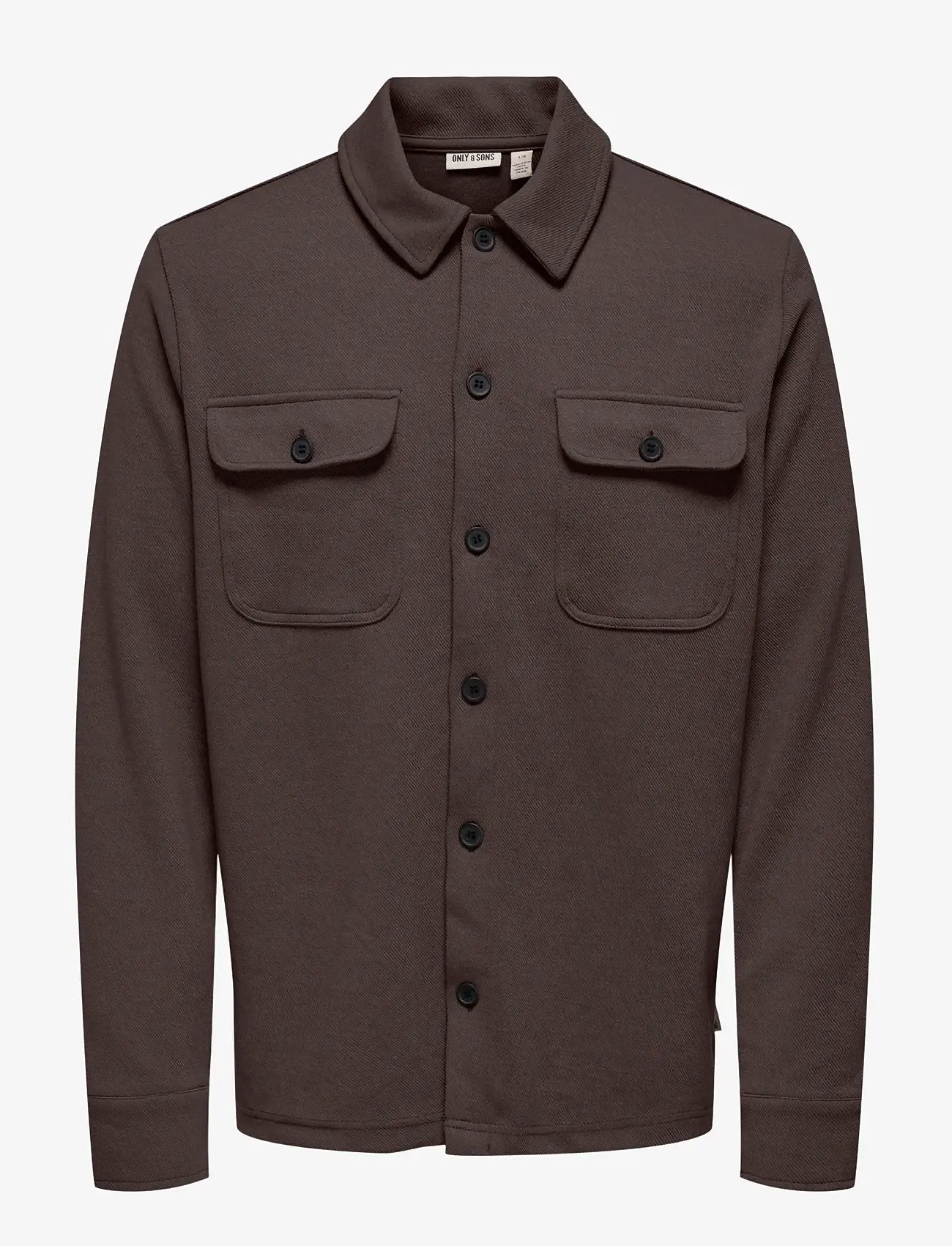 ONLY & SONS - ONSNEWKODYL OVERSHIRT SWEAT NOOS - kollektsioonid - coffee bean - 0