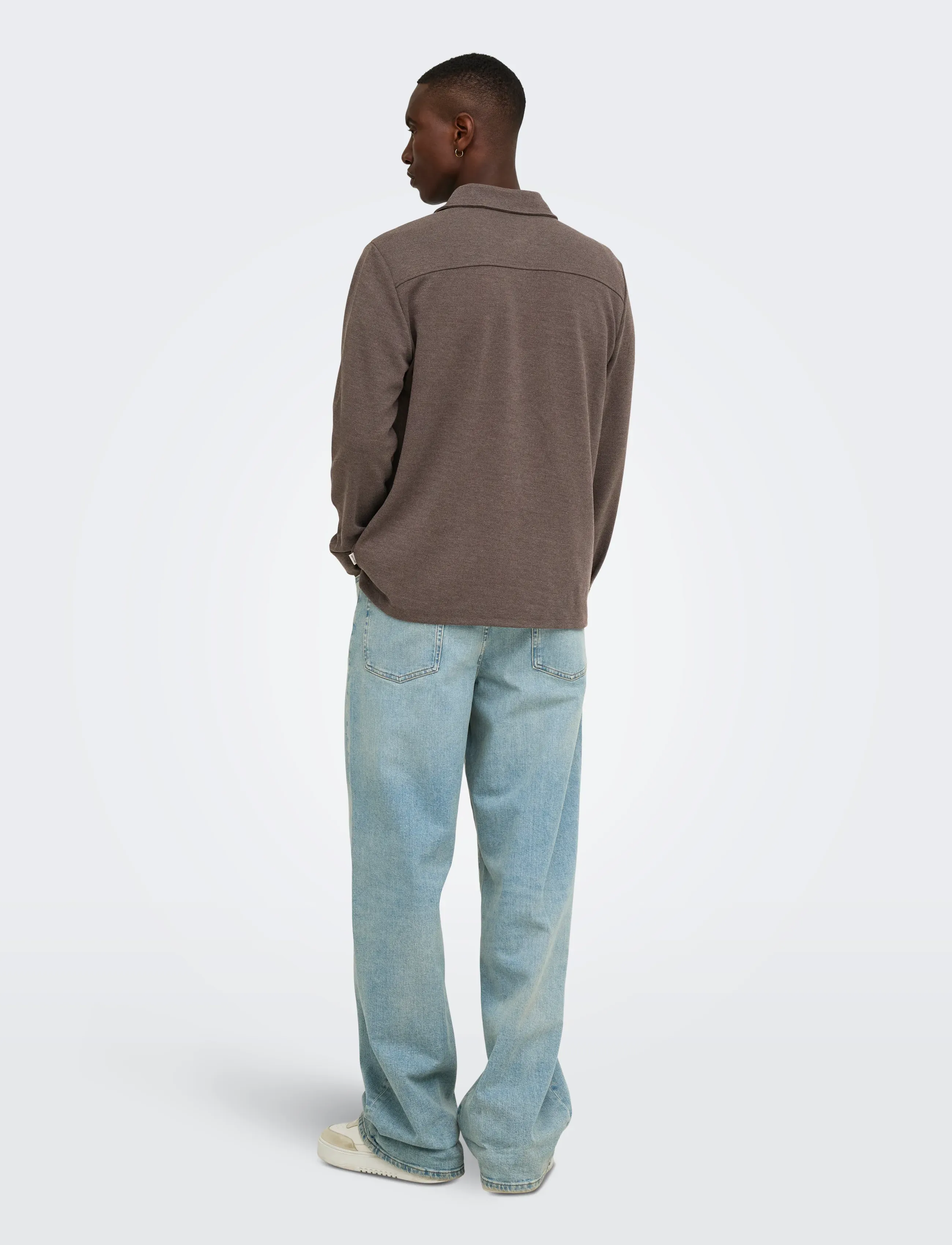 ONLY & SONS - ONSNEWKODYL OVERSHIRT SWEAT - herbstliche kleidung - coffee bean - 3
