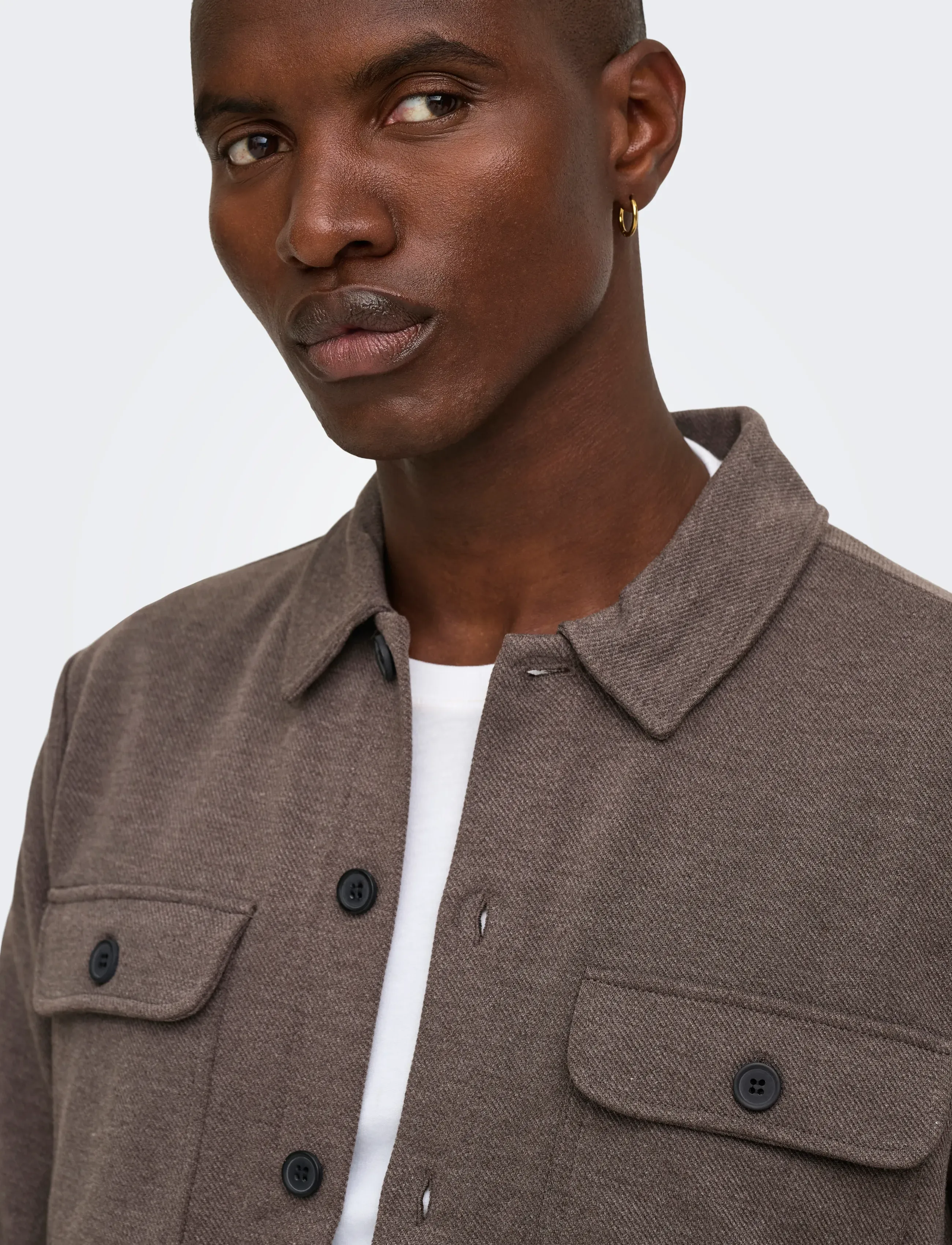 ONLY & SONS - ONSNEWKODYL OVERSHIRT SWEAT - herbstliche kleidung - coffee bean - 5