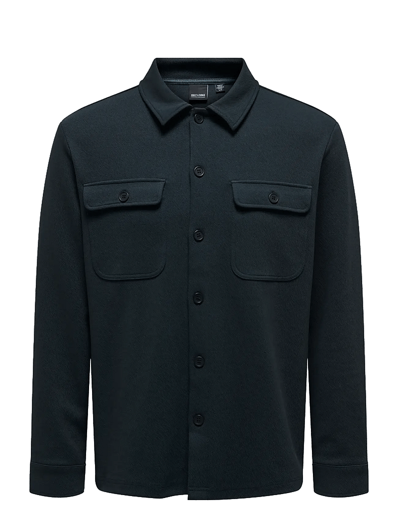 ONLY & SONS - ONSNEWKODYL OVERSHIRT SWEAT - kollektionen - dark navy - 1