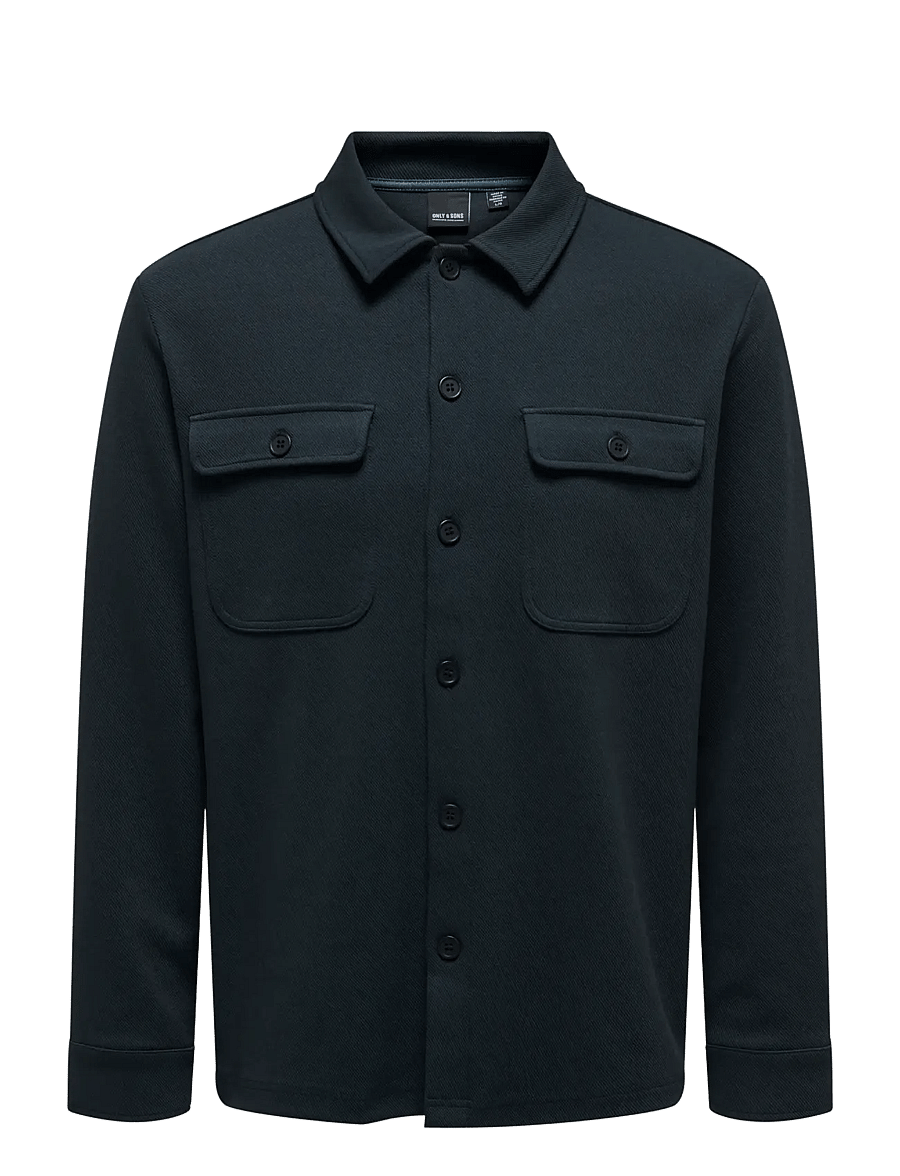 ONLY & SONS - ONSNEWKODYL OVERSHIRT SWEAT NOOS - kollektionen - dark navy - 1
