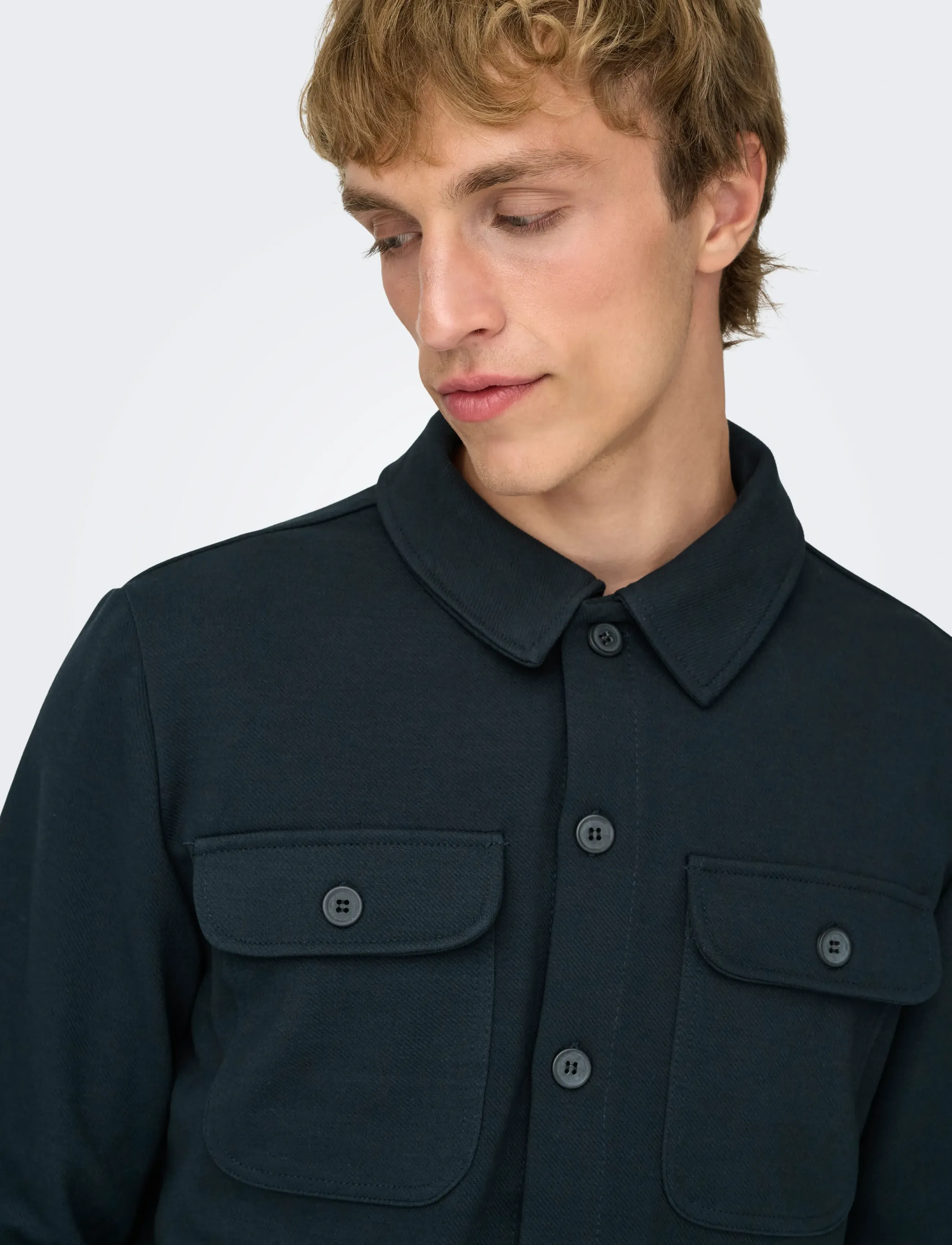 ONLY & SONS Onsnewkodyl Overshirt Sweat Noos overshirts herr – bild 5