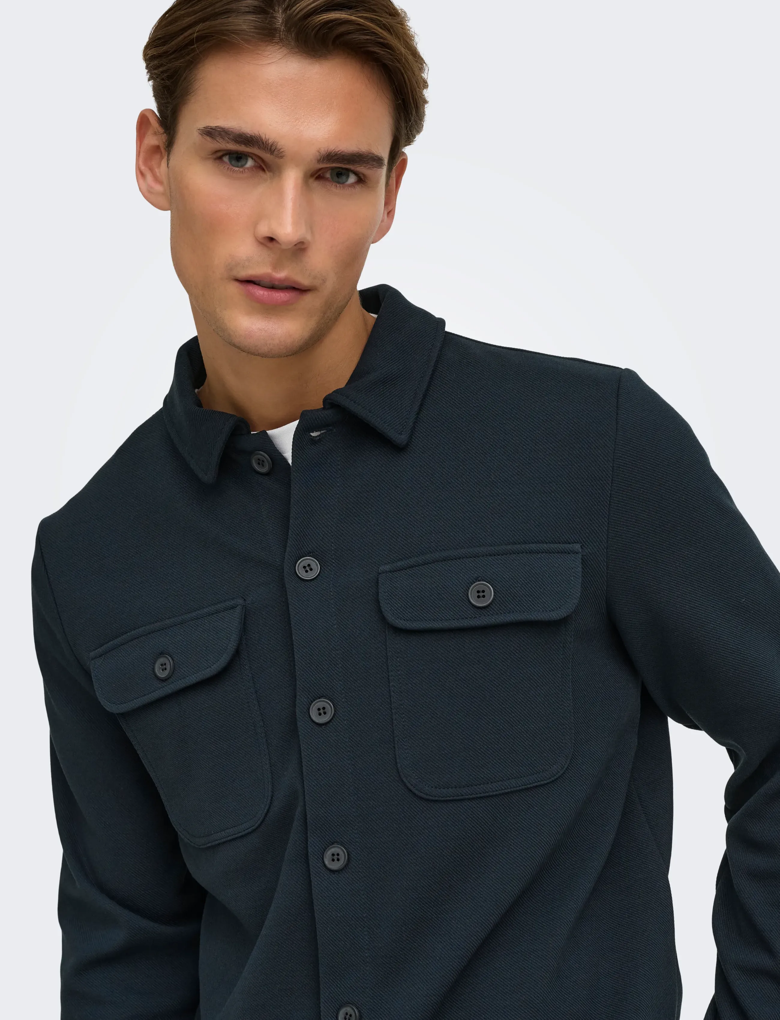 ONLY & SONS ONSNEWKODYL OVERSHIRT SWEAT NOOS - Clothing - DARK NAVY / navy