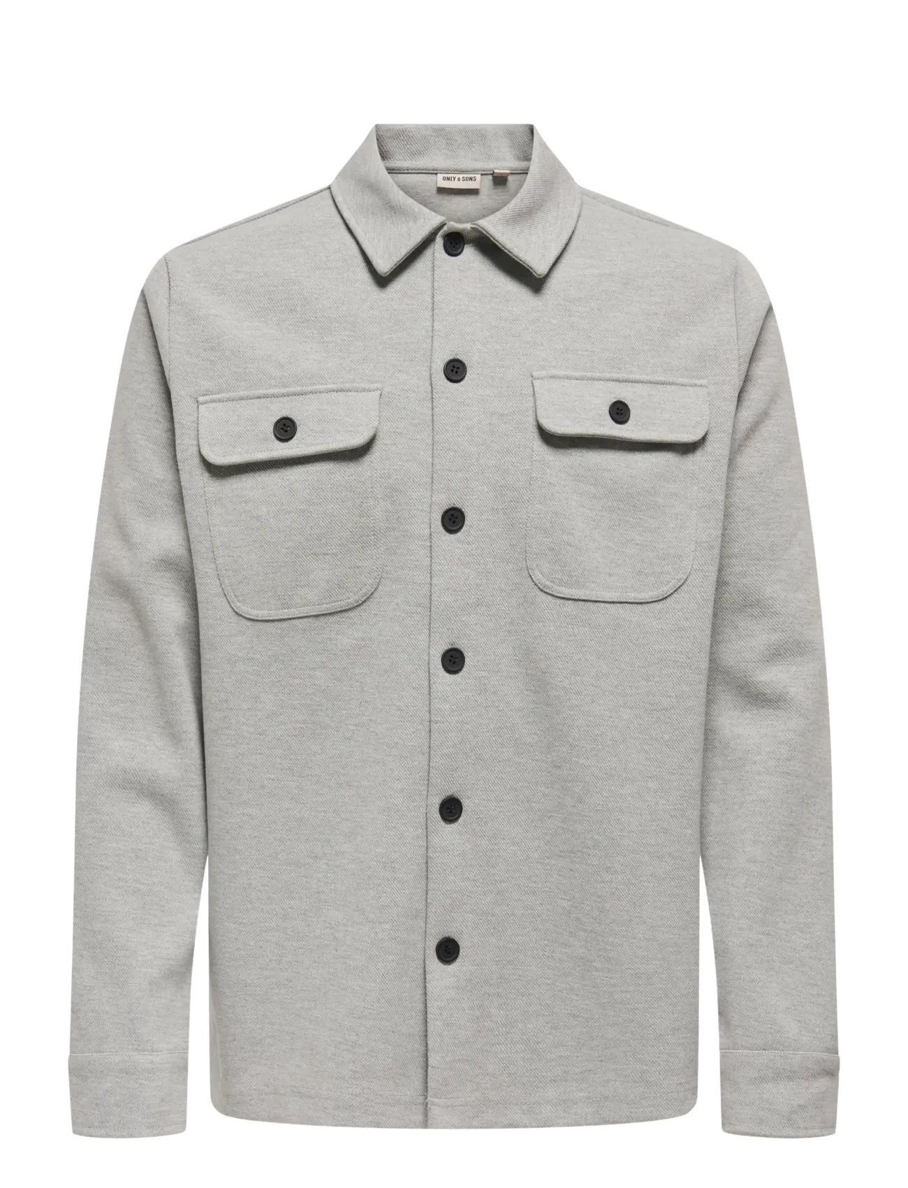 ONLY & SONS - ONSNEWKODYL OVERSHIRT SWEAT NOOS - kollektsioonid - light grey melange - 1