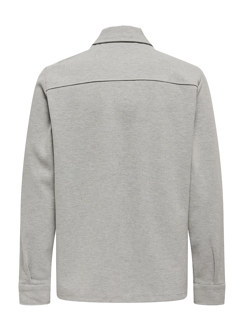 ONLY & SONS - ONSNEWKODYL OVERSHIRT SWEAT - kollektionen - light grey melange - 2