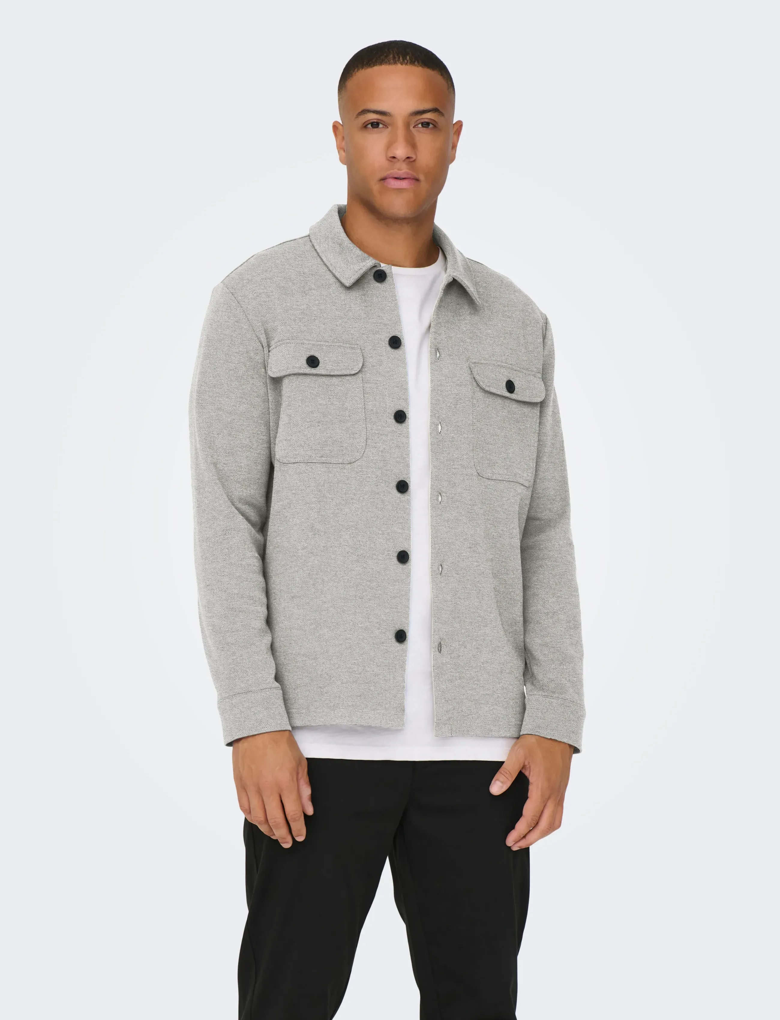 ONLY & SONS Onsnewkodyl Overshirt Sweat Noos Overshirts herr – bild 5