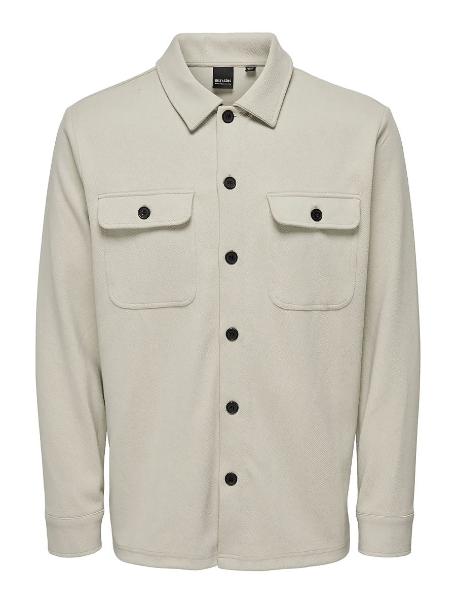 ONLY & SONS - ONSNEWKODYL OVERSHIRT SWEAT NOOS - kollektioner - moonstruck - 0