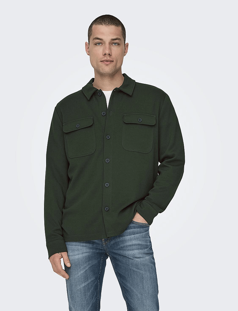 ONLY & SONS - ONSNEWKODYL OVERSHIRT SWEAT NOOS - kollektionen - rosin - 0