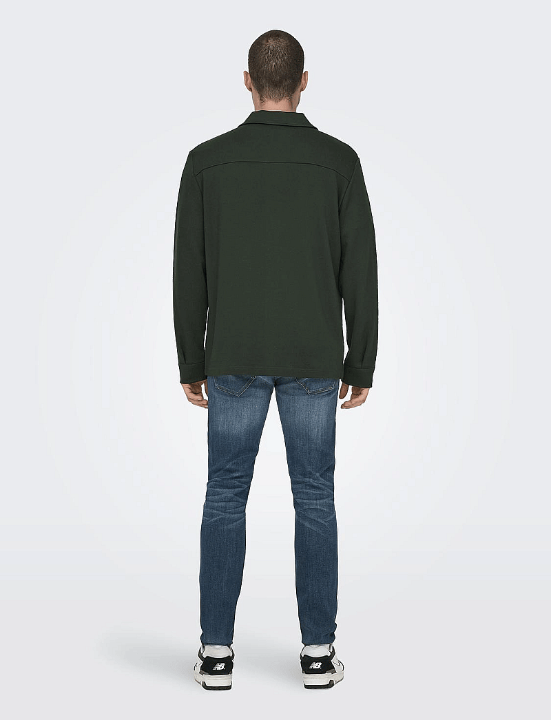 ONLY & SONS - ONSNEWKODYL OVERSHIRT SWEAT NOOS - kollektionen - rosin - 3