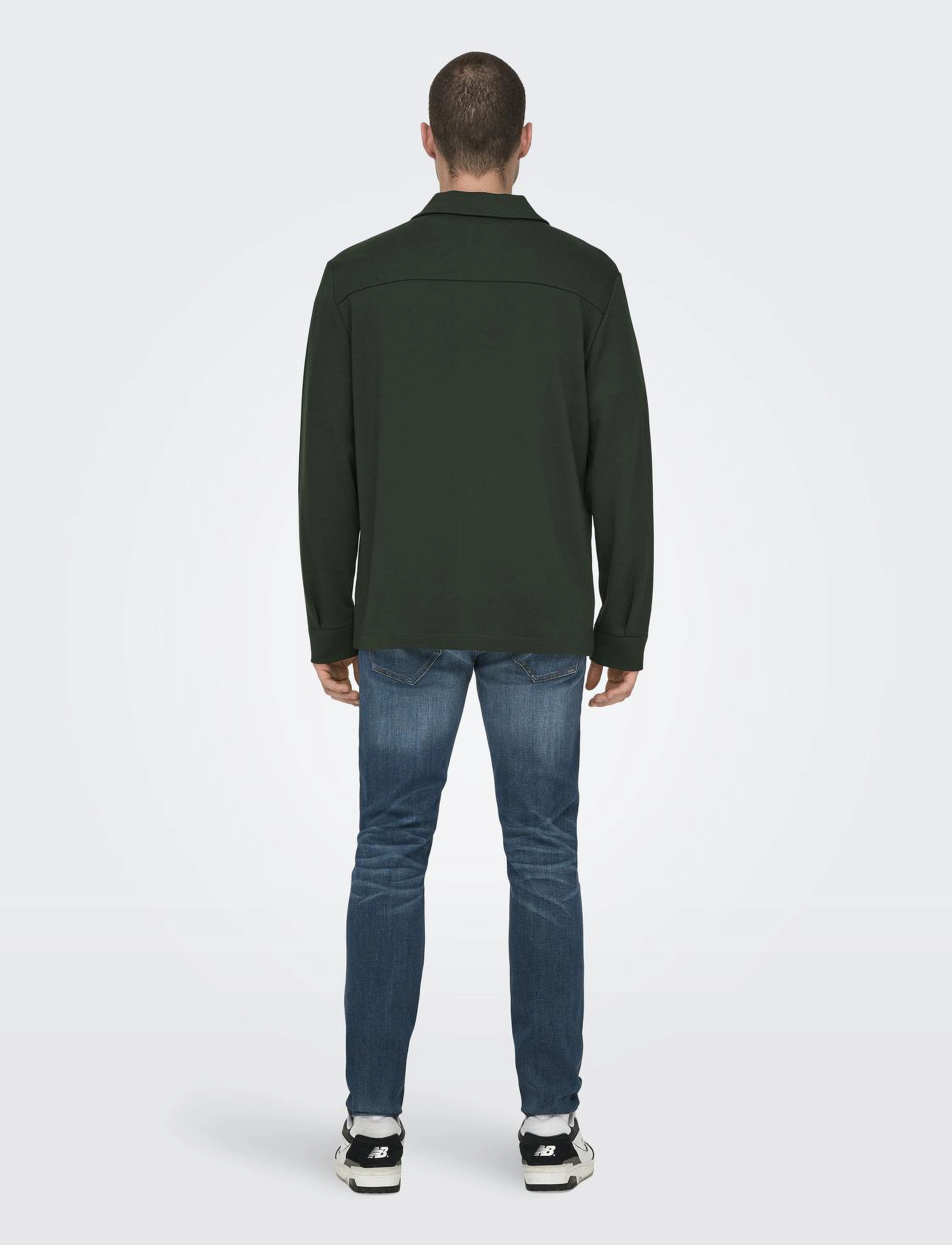 ONLY & SONS - ONSNEWKODYL OVERSHIRT SWEAT NOOS - kolekcijas - rosin - 3