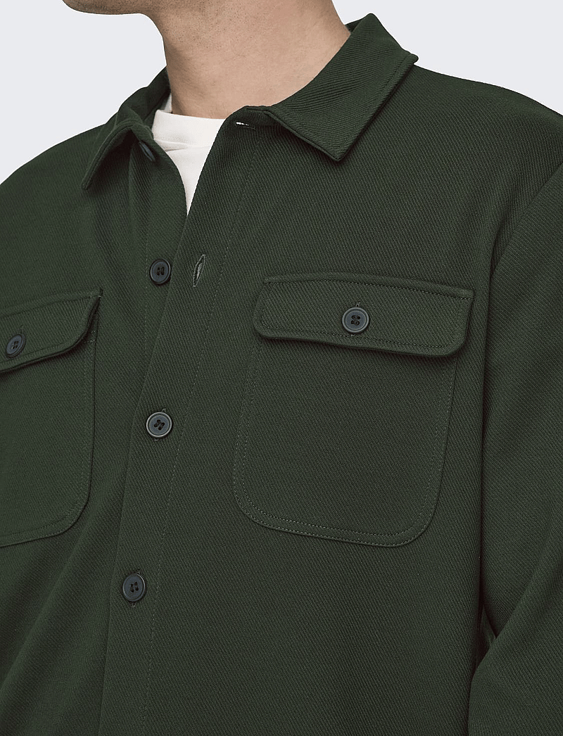 ONLY & SONS - ONSNEWKODYL OVERSHIRT SWEAT NOOS - kollektionen - rosin - 4