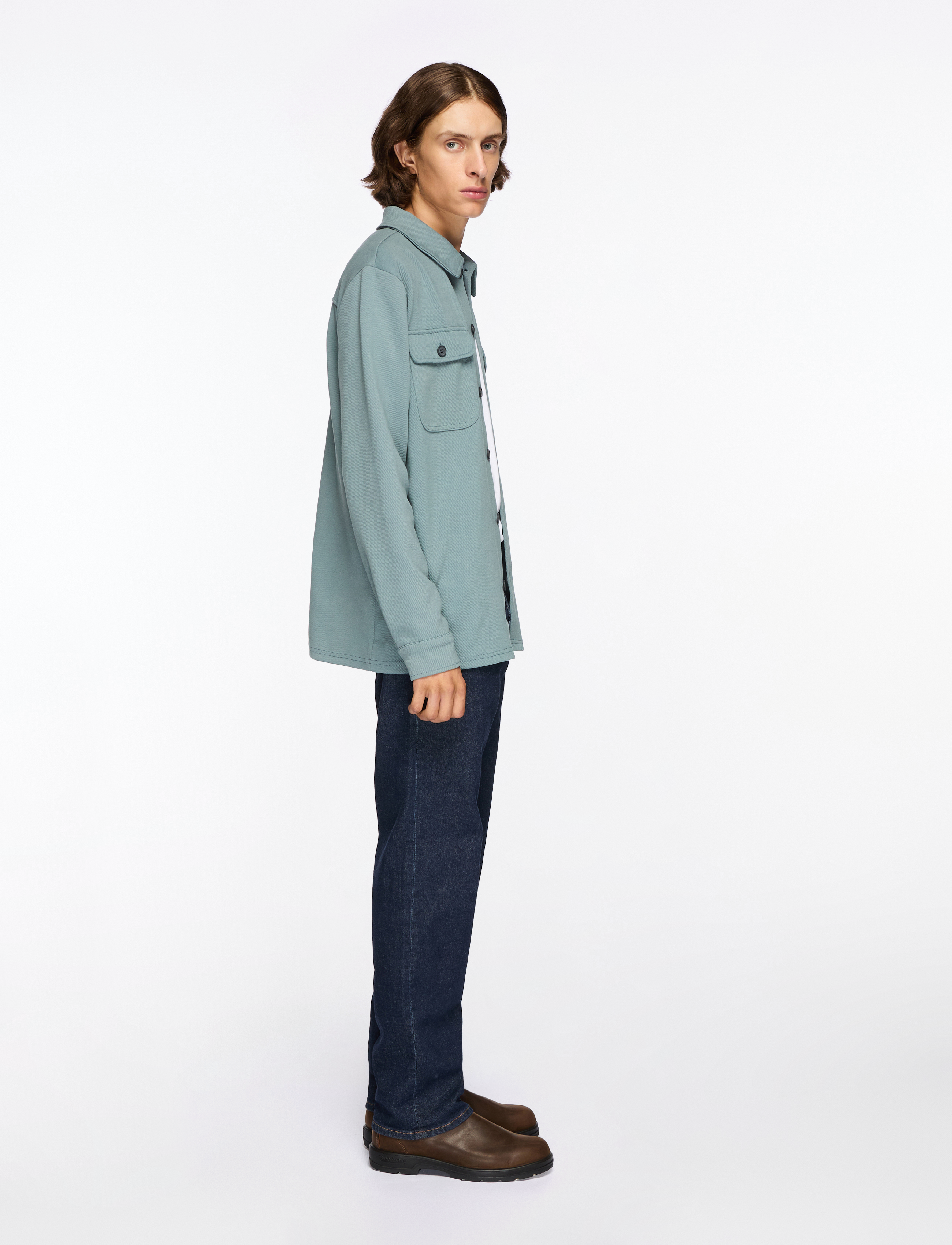 ONLY & SONS - ONSNEWKODYL OVERSHIRT SWEAT NOOS - kolekcijas - stormy weather - 3