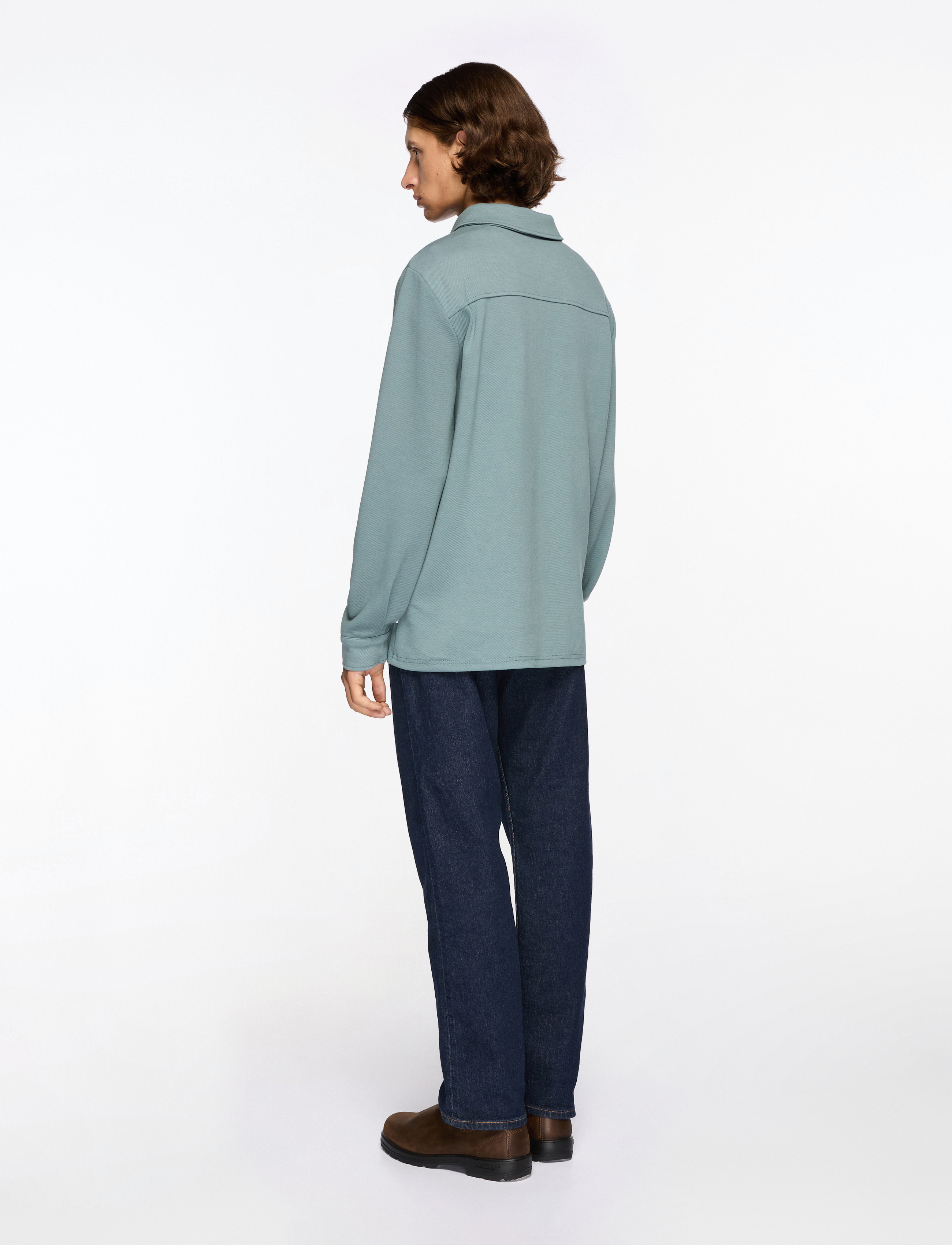 ONLY & SONS - ONSNEWKODYL OVERSHIRT SWEAT NOOS - kolekcijas - stormy weather - 4
