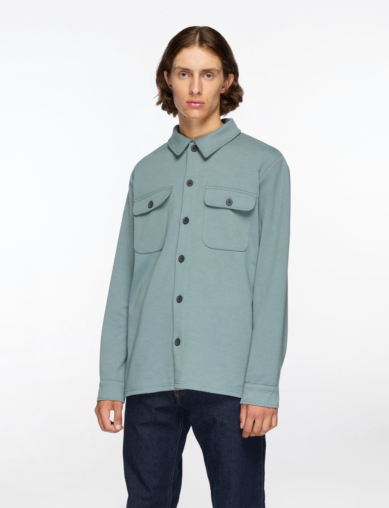 ONLY & SONS - ONSNEWKODYL OVERSHIRT SWEAT NOOS - kollektionen - stormy weather - 0