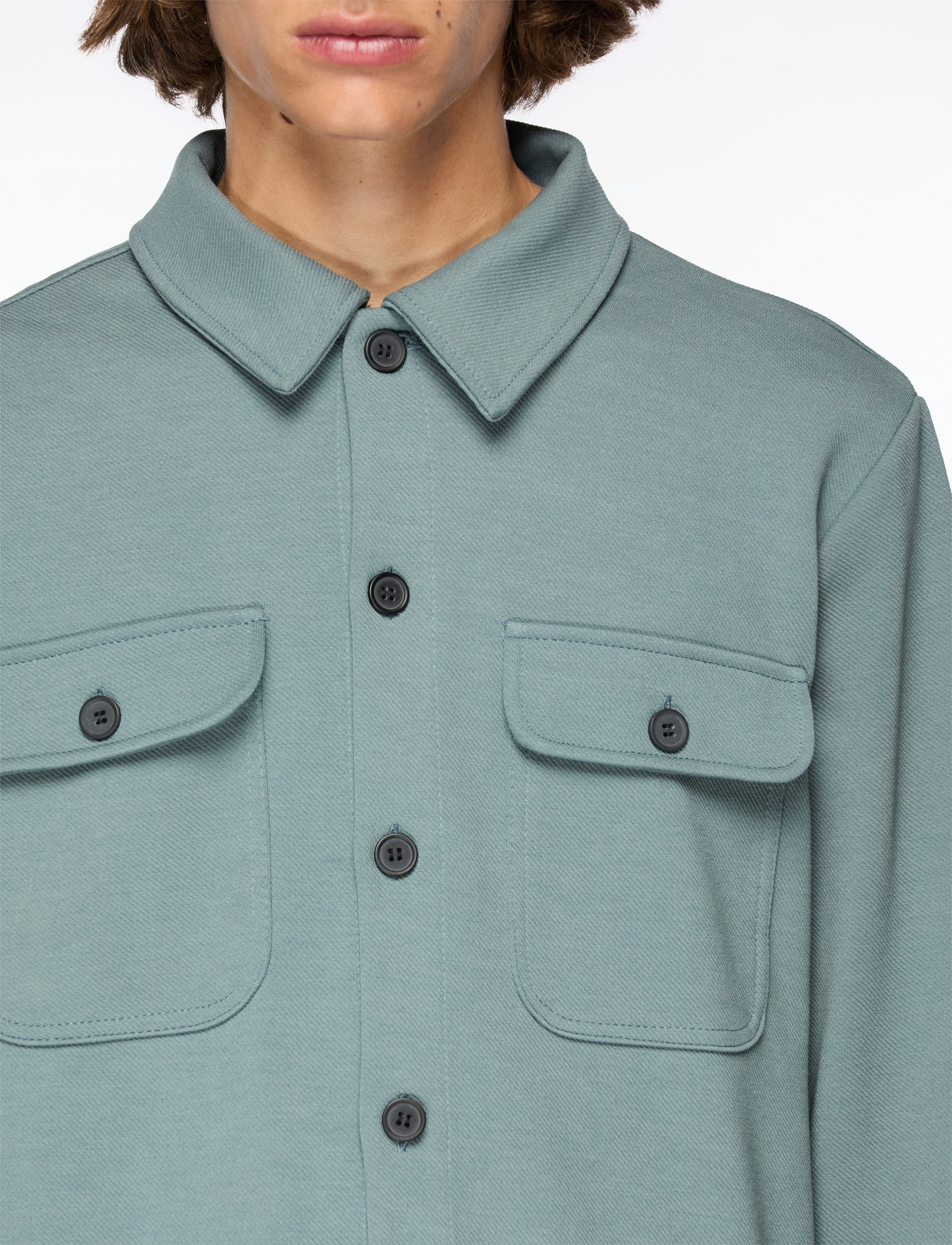 ONLY & SONS - ONSNEWKODYL OVERSHIRT SWEAT NOOS - kolekcijas - stormy weather - 5