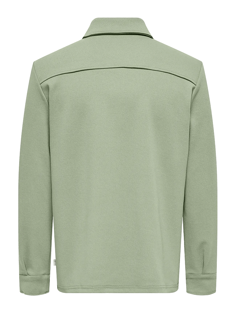 ONLY & SONS - ONSNEWKODYL OVERSHIRT SWEAT NOOS - kollektionen - swamp - 1
