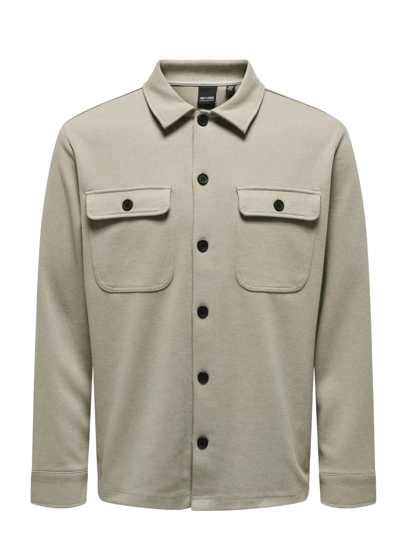 ONLY & SONS ONSNEWKODYL OVERSHIRT SWEAT NOOS - ONLY & SONS - VINTAGE KHAKI / beige