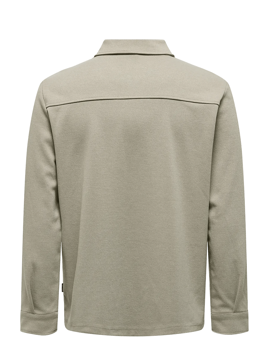 ONLY & SONS - ONSNEWKODYL OVERSHIRT SWEAT NOOS - kollektioner - vintage khaki - 2