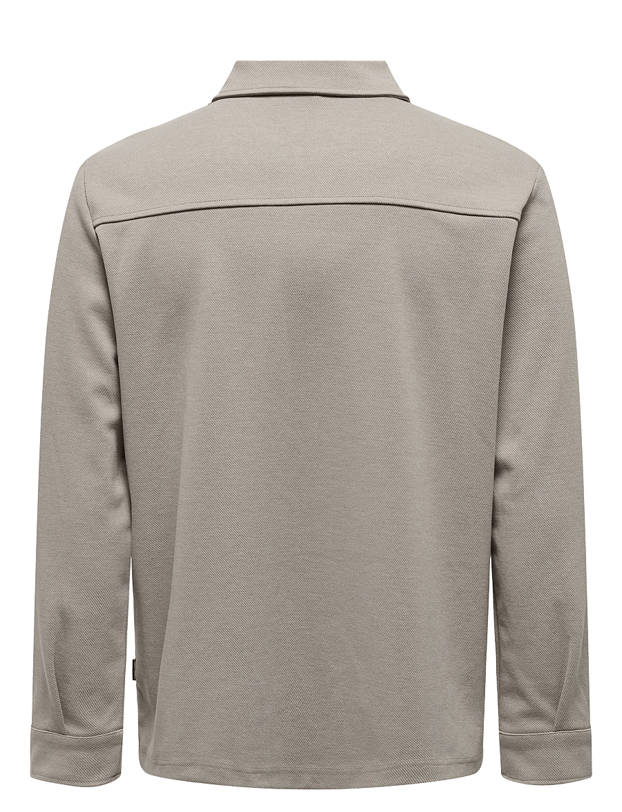 ONLY & SONS - ONSNEWKODYL OVERSHIRT SWEAT NOOS - kollektionen - vintage khaki - 2