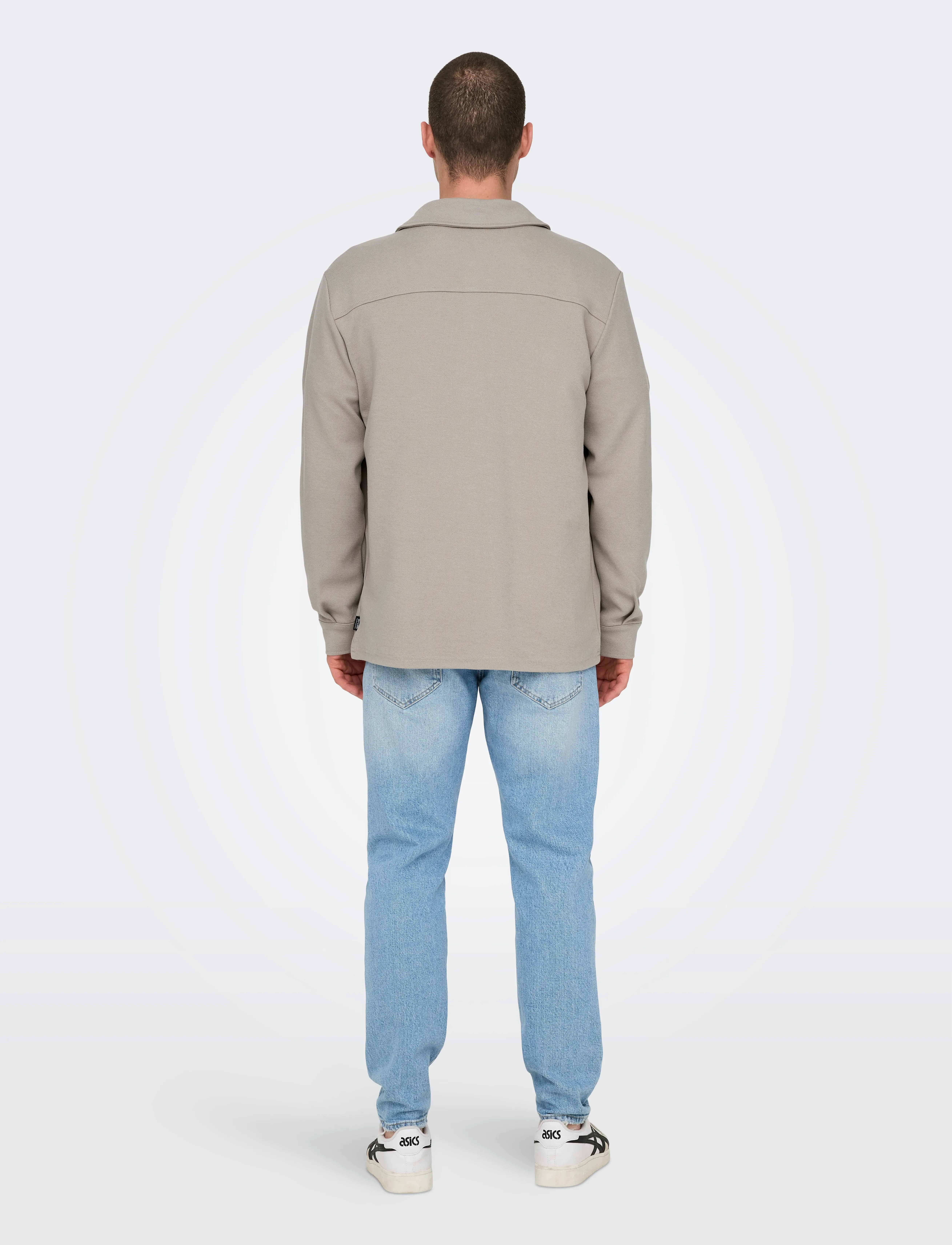 ONLY & SONS - ONSNEWKODYL OVERSHIRT SWEAT NOOS - kollektioner - vintage khaki - 3