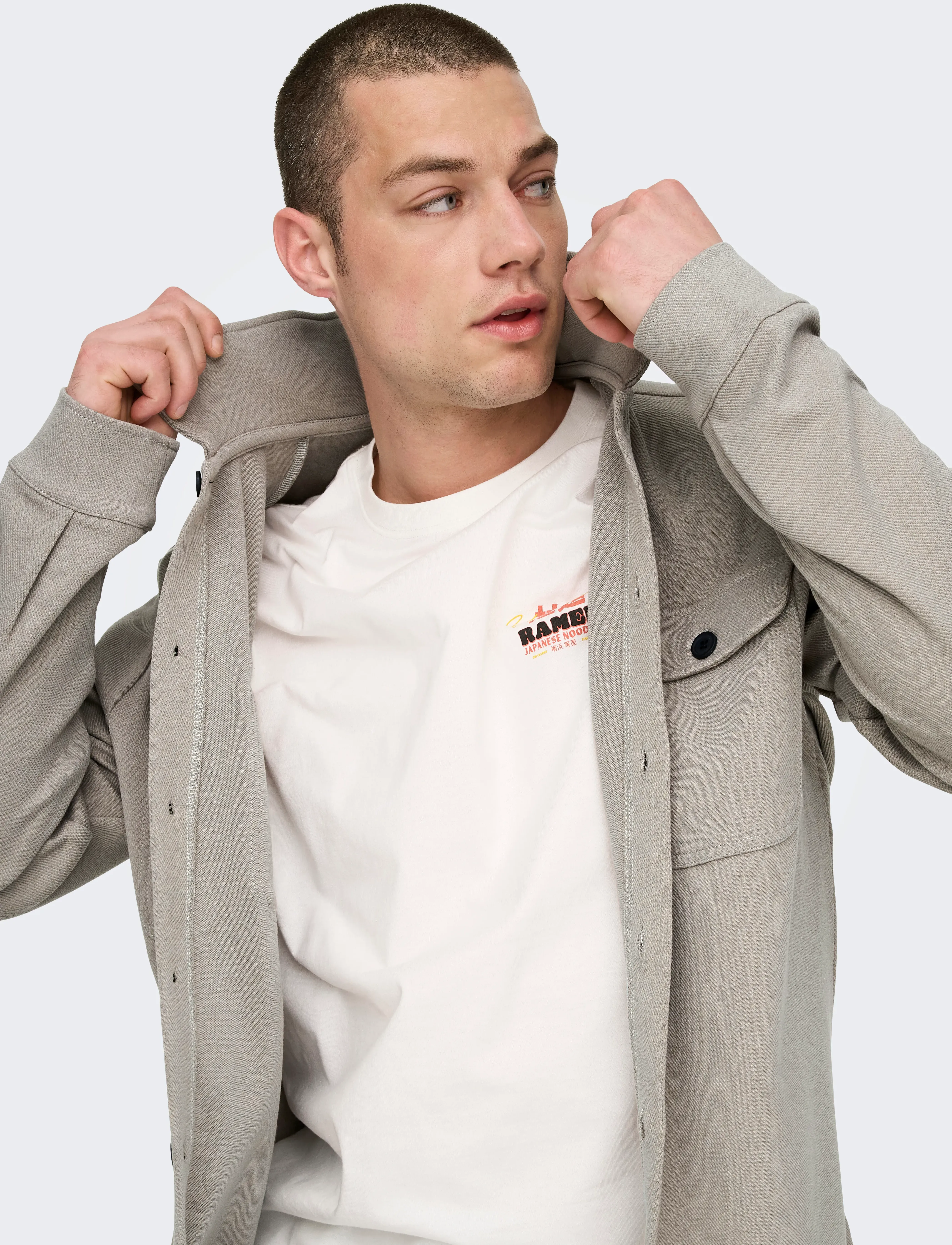 ONLY & SONS Onsnewkodyl Overshirt Sweat Noos skjortor & blusar herr – bild 5