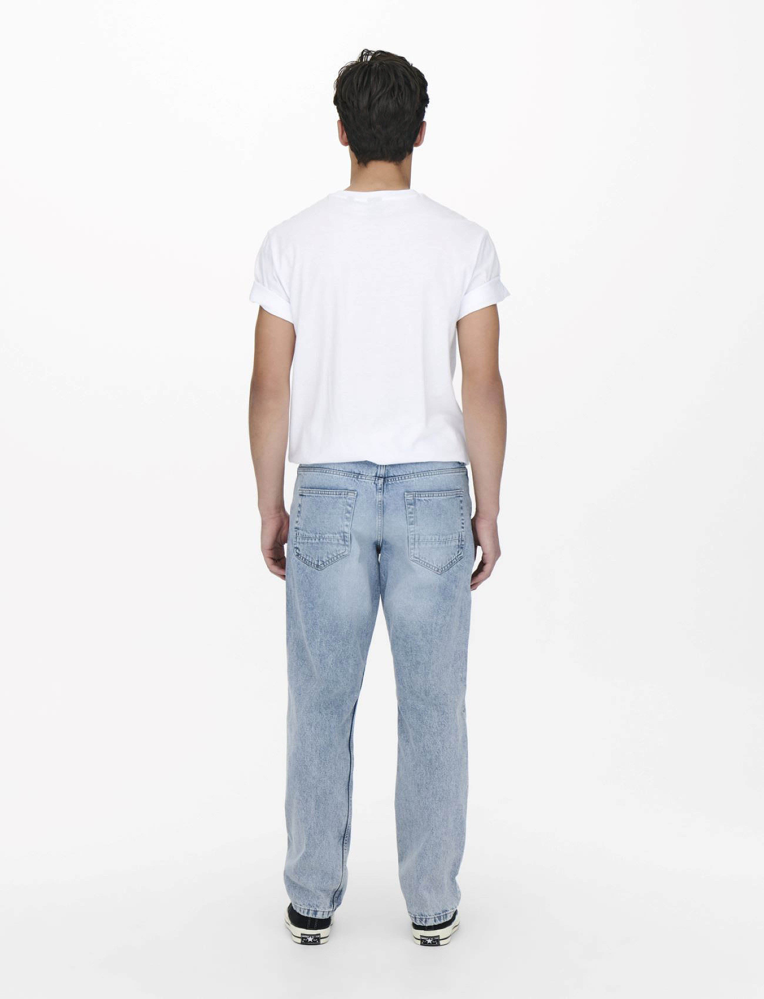 ONLY & SONS - ONSEDGE LOOSE L.BLUE PK 1416 - blue denim - 3