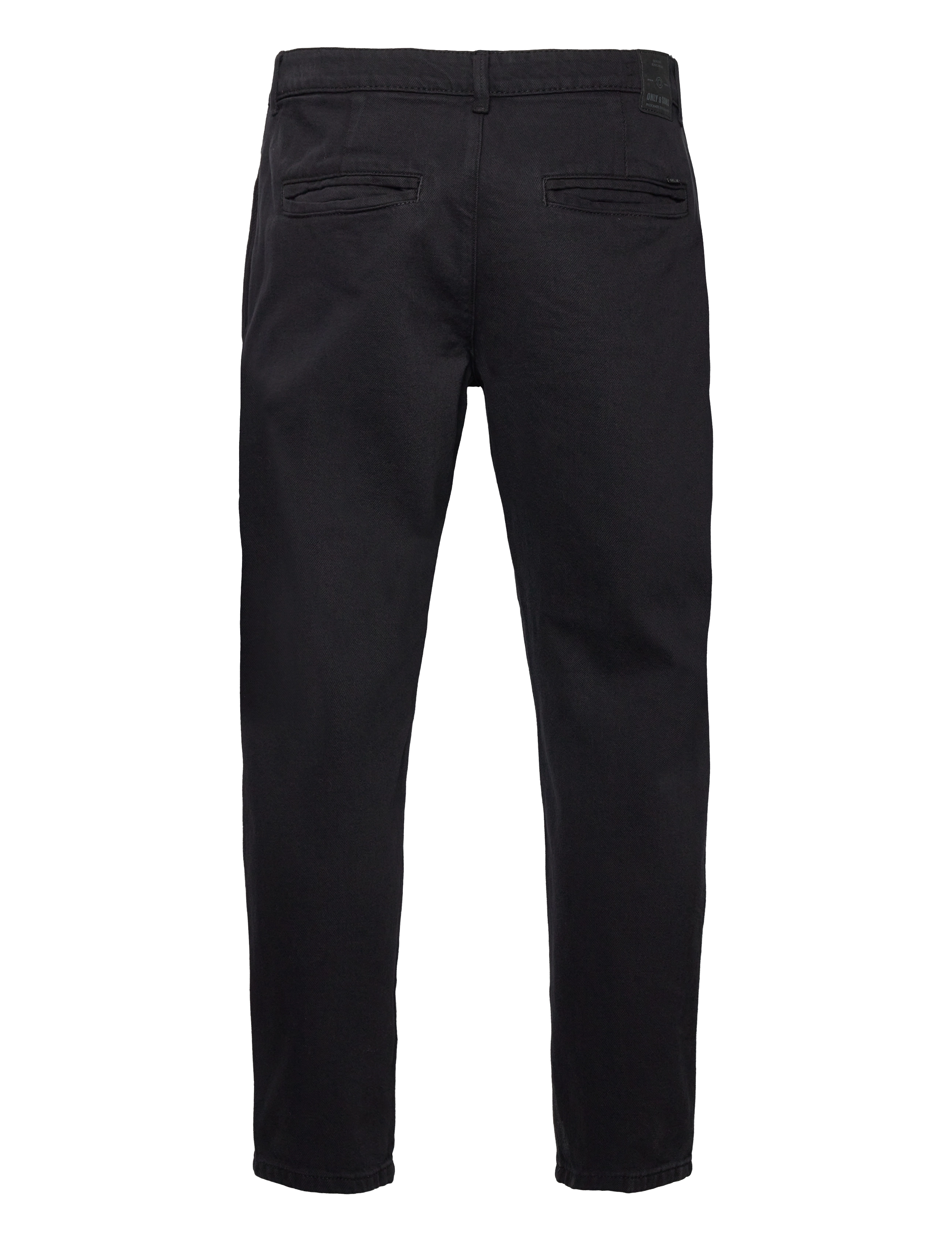 ONLY & SONS - ONSAVI BEAM CHINO TWILL PK 1540 - black - 1