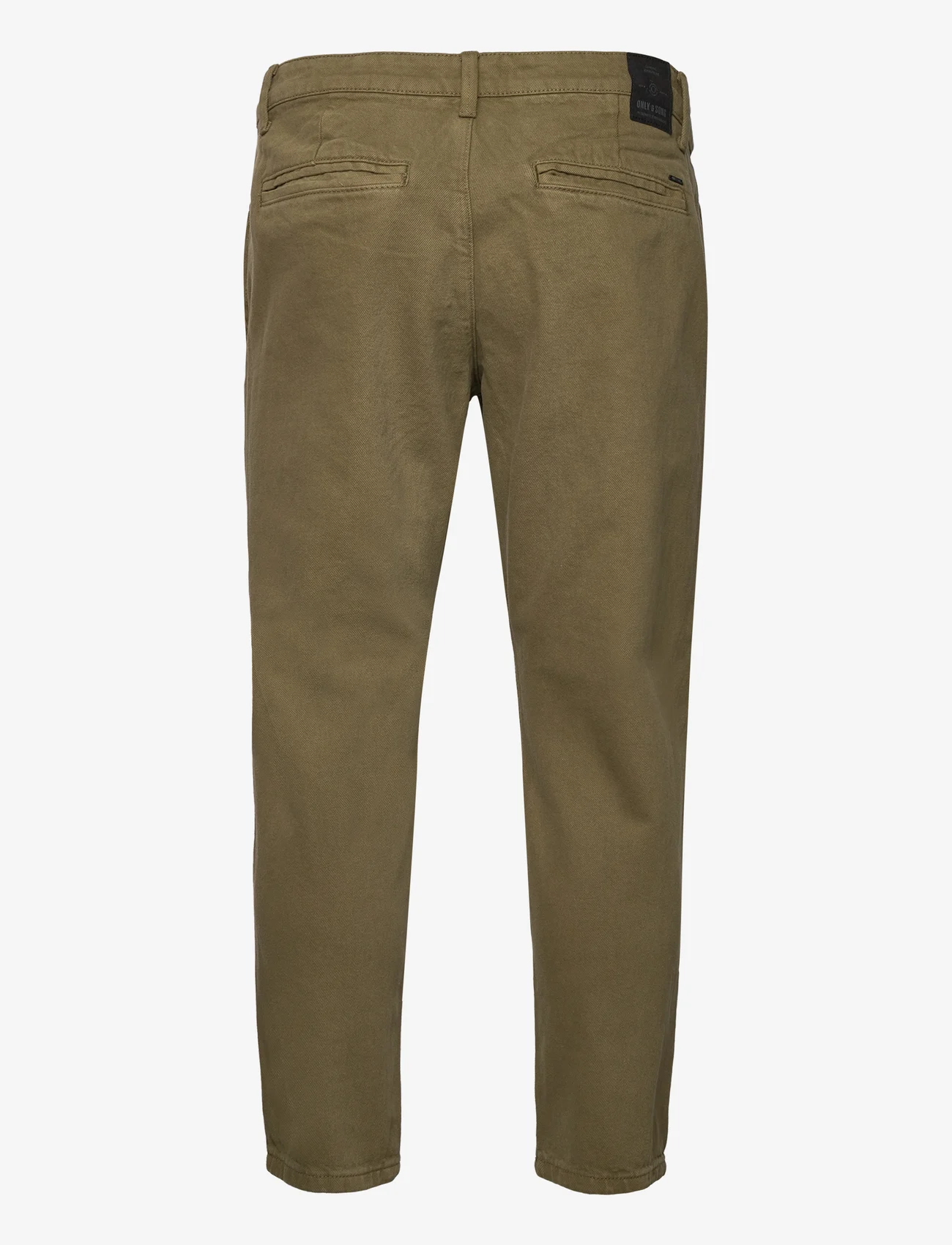 ONLY & SONS - ONSAVI BEAM CHINO TWILL PK 1540 - lowest prices - olive night - 1