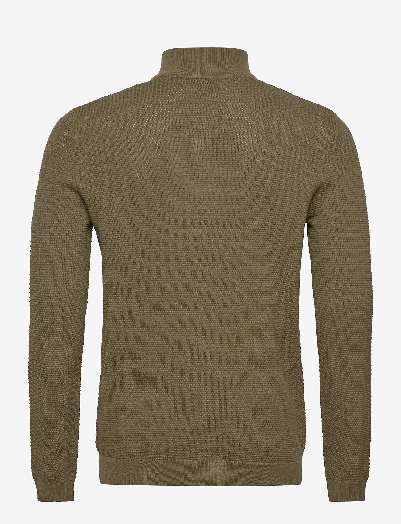 ONLY & SONS - ONSPANTER STRUC  ZIP KNIT - olive night - 1