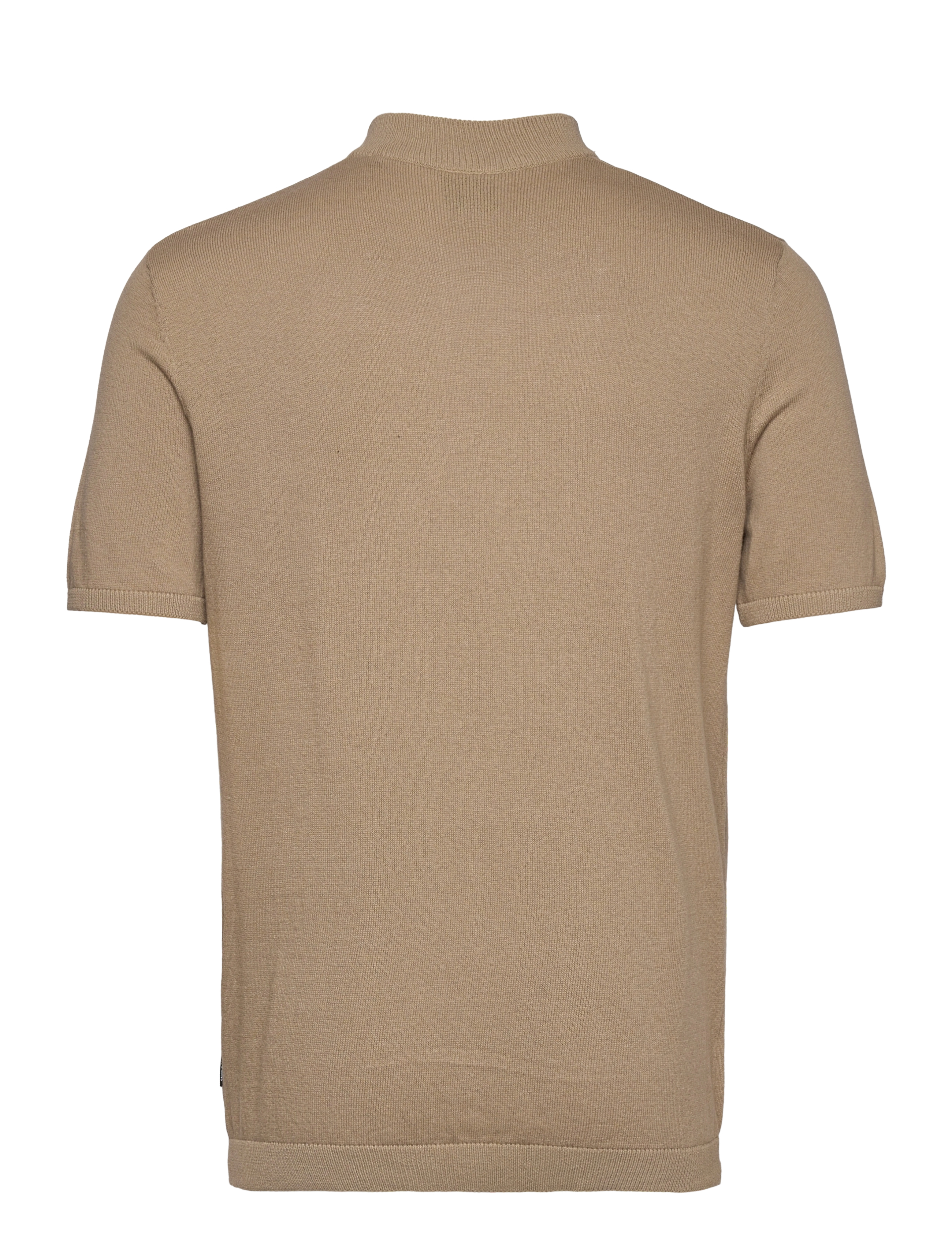 ONLY & SONS - ONSDON 12 SS HALF ZIP KNIT - chinchilla - 1