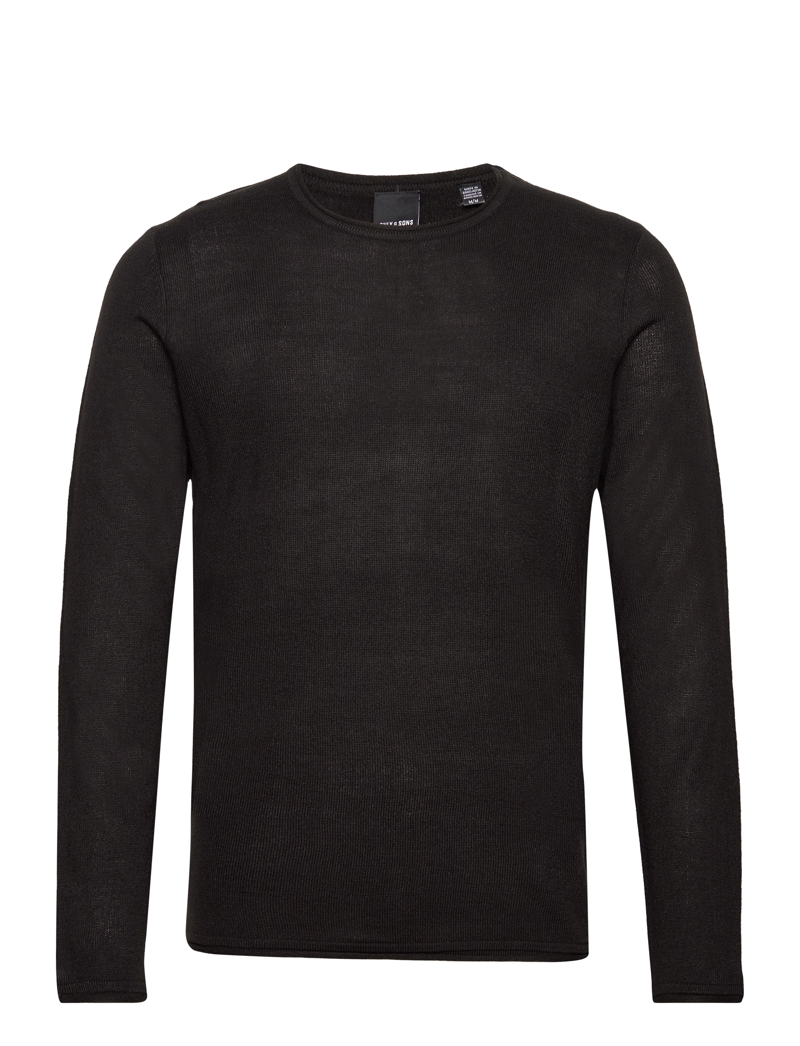 ONSLARSON LS CREW KNIT - BLACK