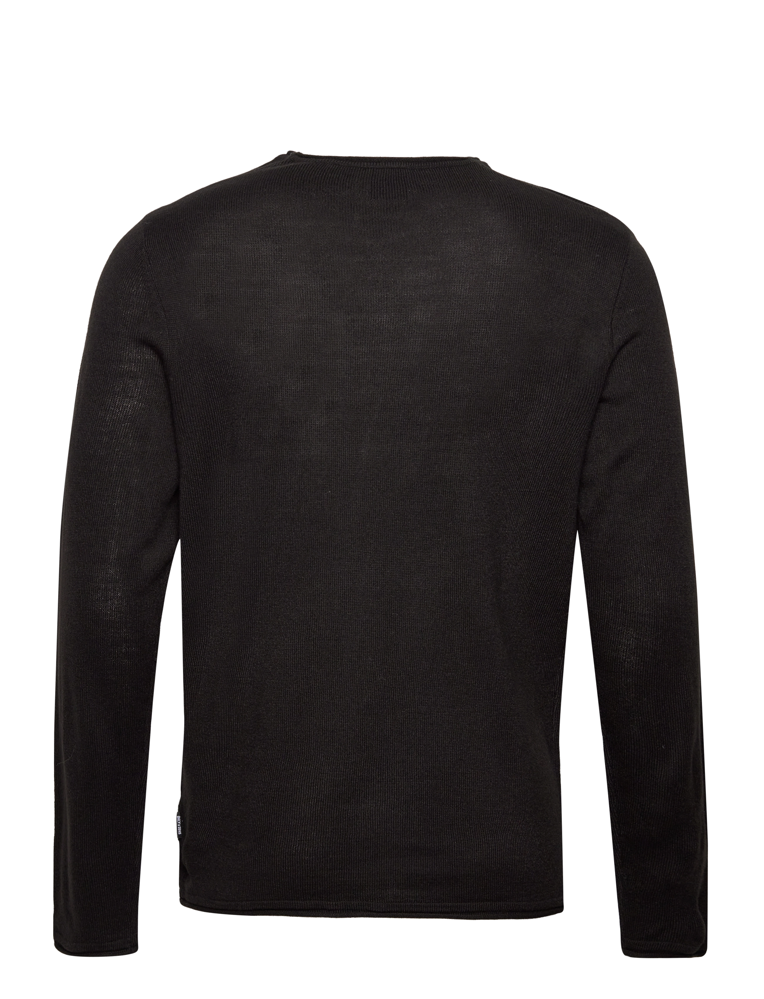 ONLY & SONS - ONSLARSON LS CREW KNIT - black - 1