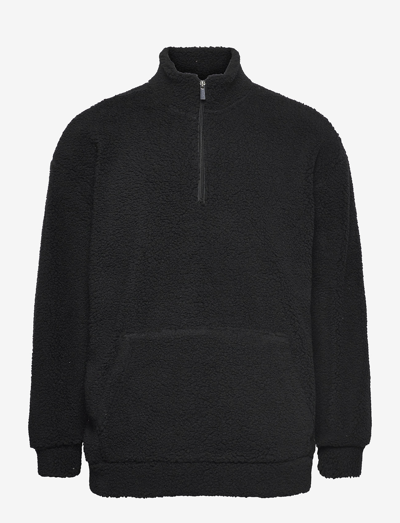 ONLY & SONS - ONSREMY TEDDY 1/4 ZIP SWEAT - black - 0