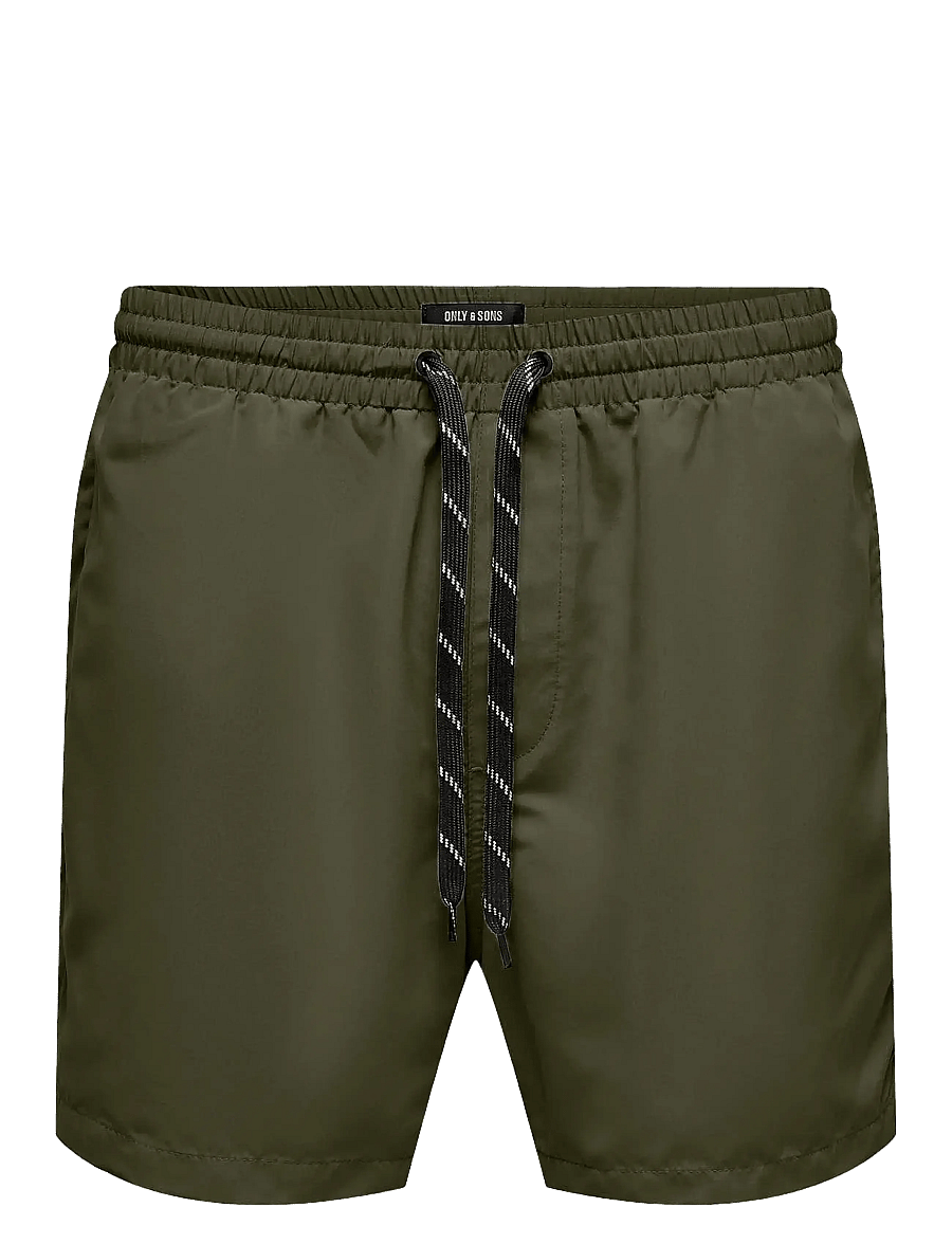 ONLY & SONS - ONSTED LIFE SHORT SWIM NOOS - badehose - olive night - 0