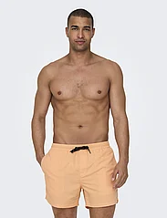 ONLY & SONS - ONSTED LIFE SHORT SWIM NOOS - lowest prices - orange chiffon - 2
