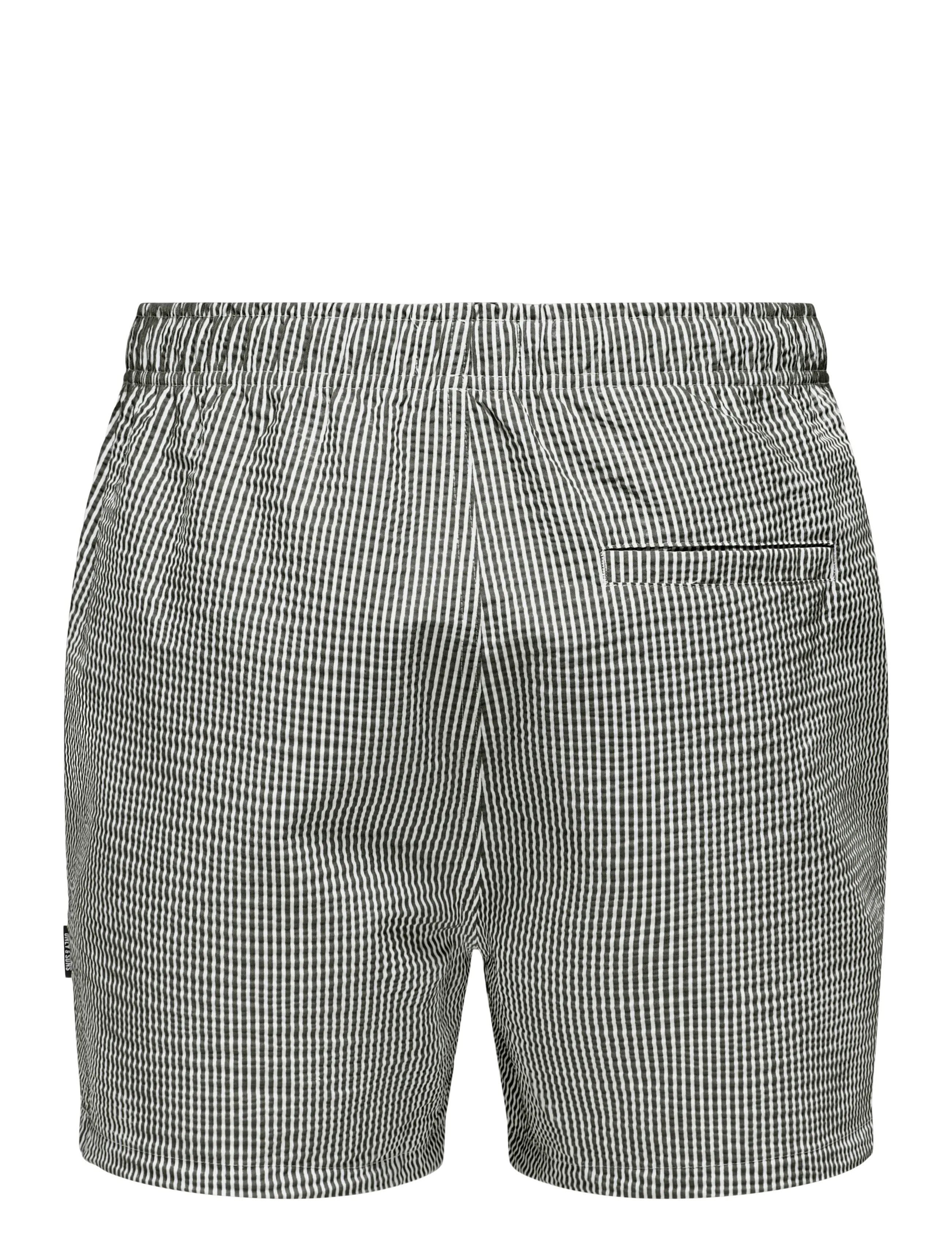 ONLY & SONS - ONSTED STRIPE SEERSUCKER SWIM NOOS - uimashortsit - kambaba - 2