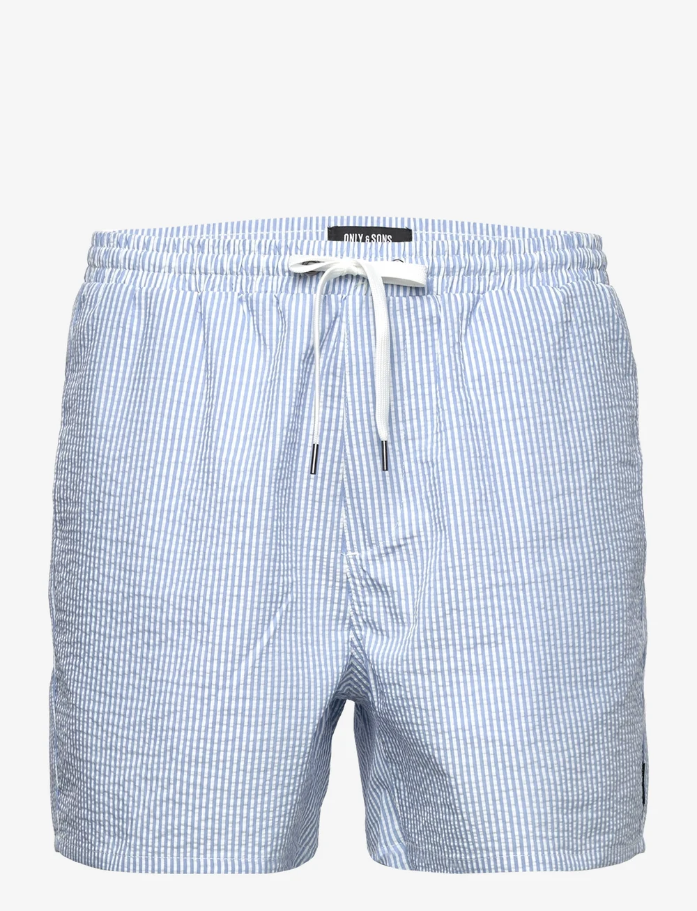 ONLY & SONS - ONSTED STRIPE SEERSUCKER SWIM NOOS - badshorts - quiet harbor - 1