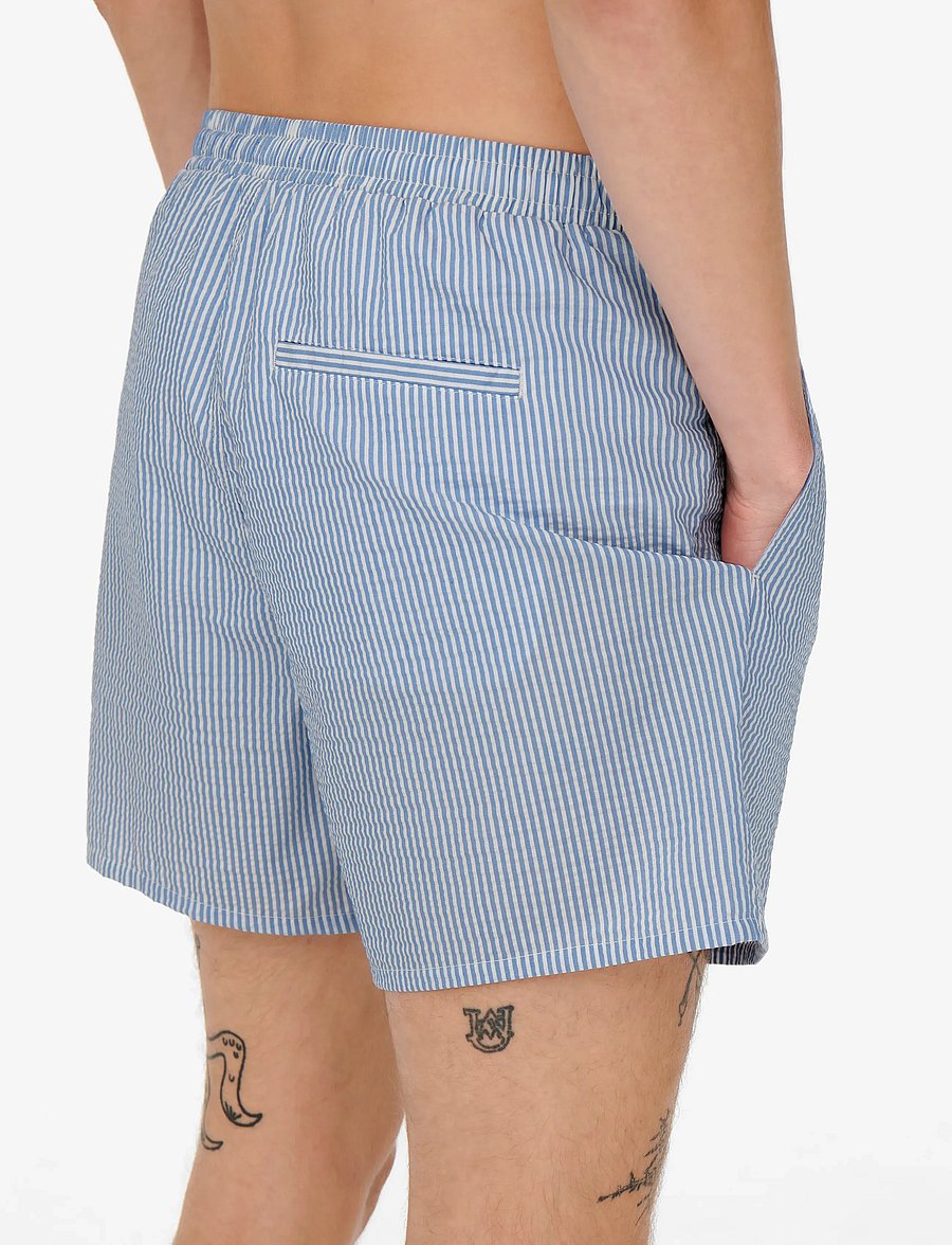 ONLY & SONS - ONSTED STRIPE SEERSUCKER SWIM NOOS - badehose - quiet harbor - 4