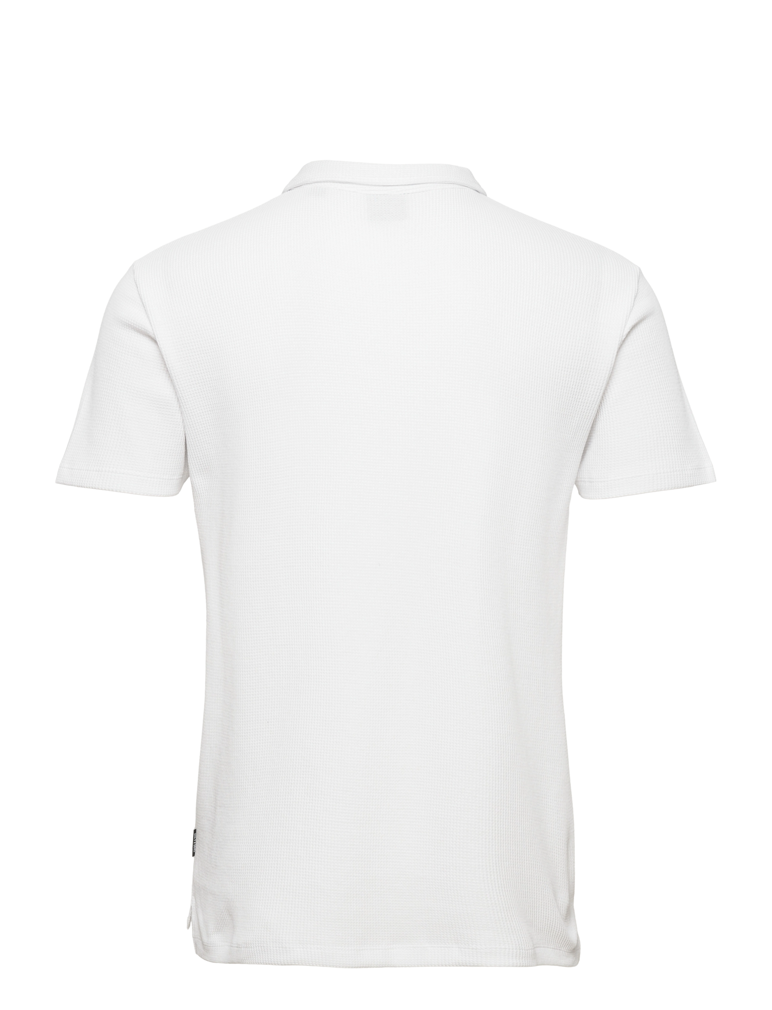 ONLY & SONS - ONSALF REG POCKET WAFFLE POLO - bright white - 1