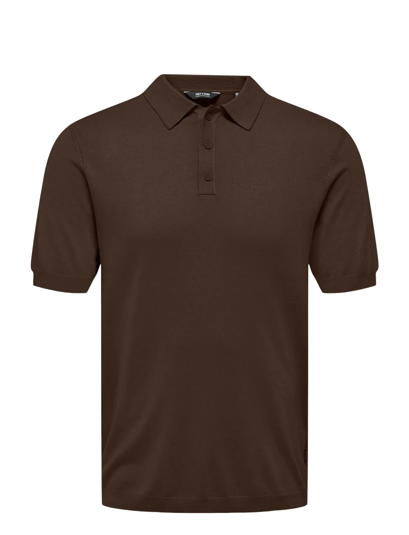 ONLY & SONS ONSWYLER LIFE REG 14 SS POLO KNIT NOOS - Tänavastiil - DEMITASSE / brown
