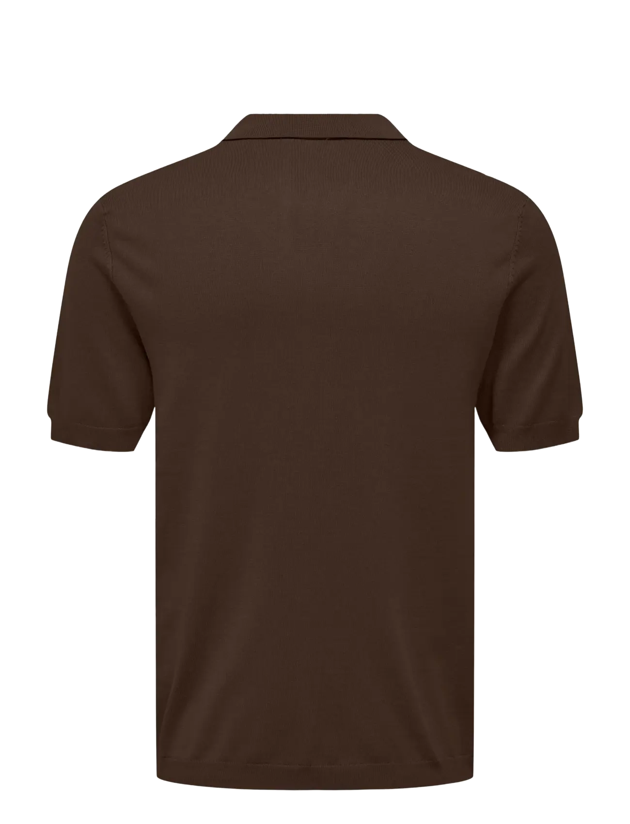 ONLY & SONS - ONSWYLER REG 14 SS POLO KNIT NOOS - kootud polosärgid - demitasse - 2