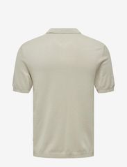ONLY & SONS - ONSWYLER LIFE REG 14 SS POLO KNIT NOOS - die niedrigsten preise - silver lining - 1