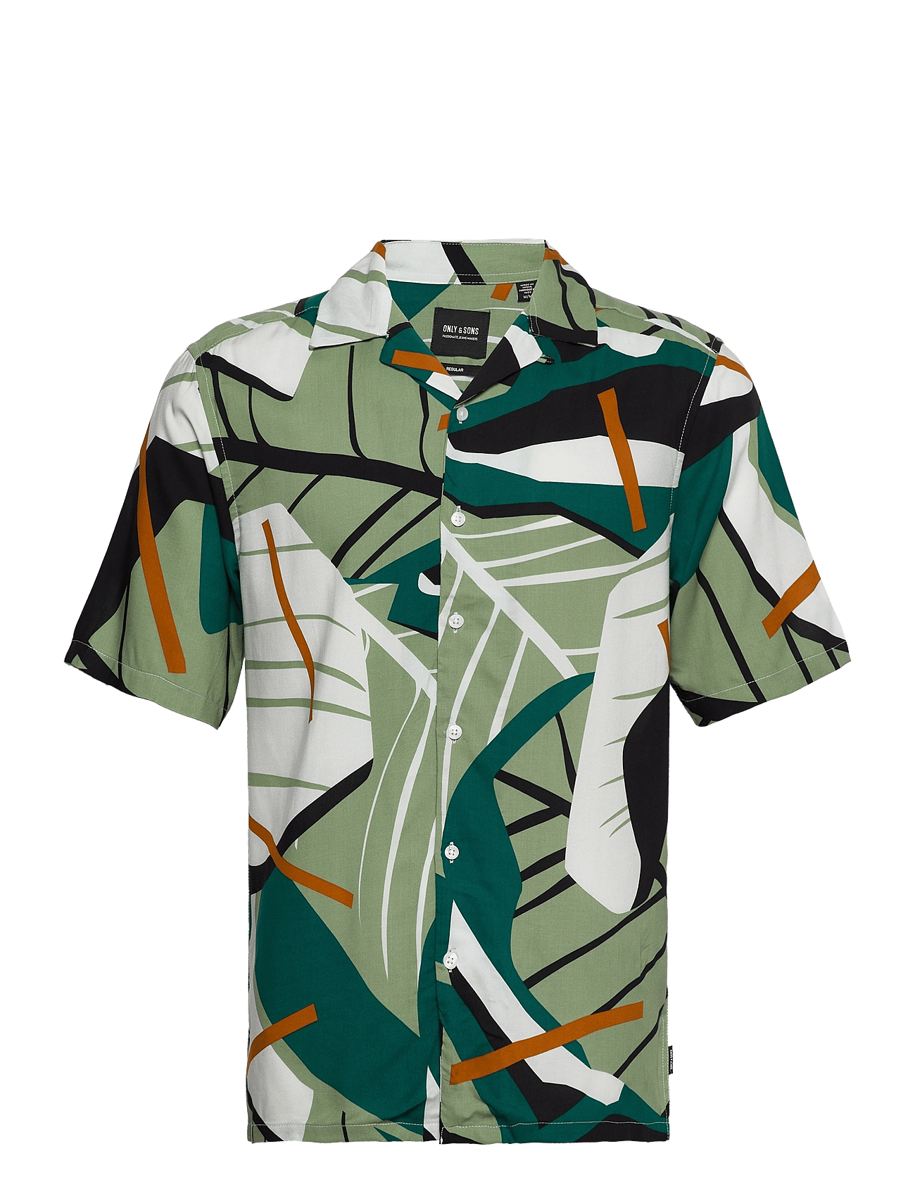 ONSBROOKS LIFE SS REG VISCOSE AOP SHIRT - RESEDA