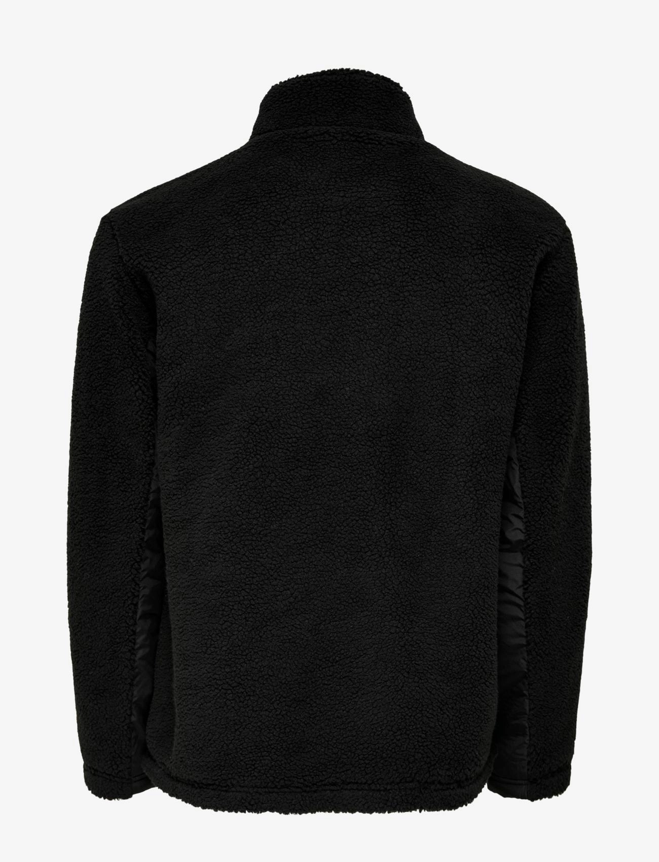 ONLY & SONS - ONSVILLADS SHERPA MIX JACKET OTW - black - 1