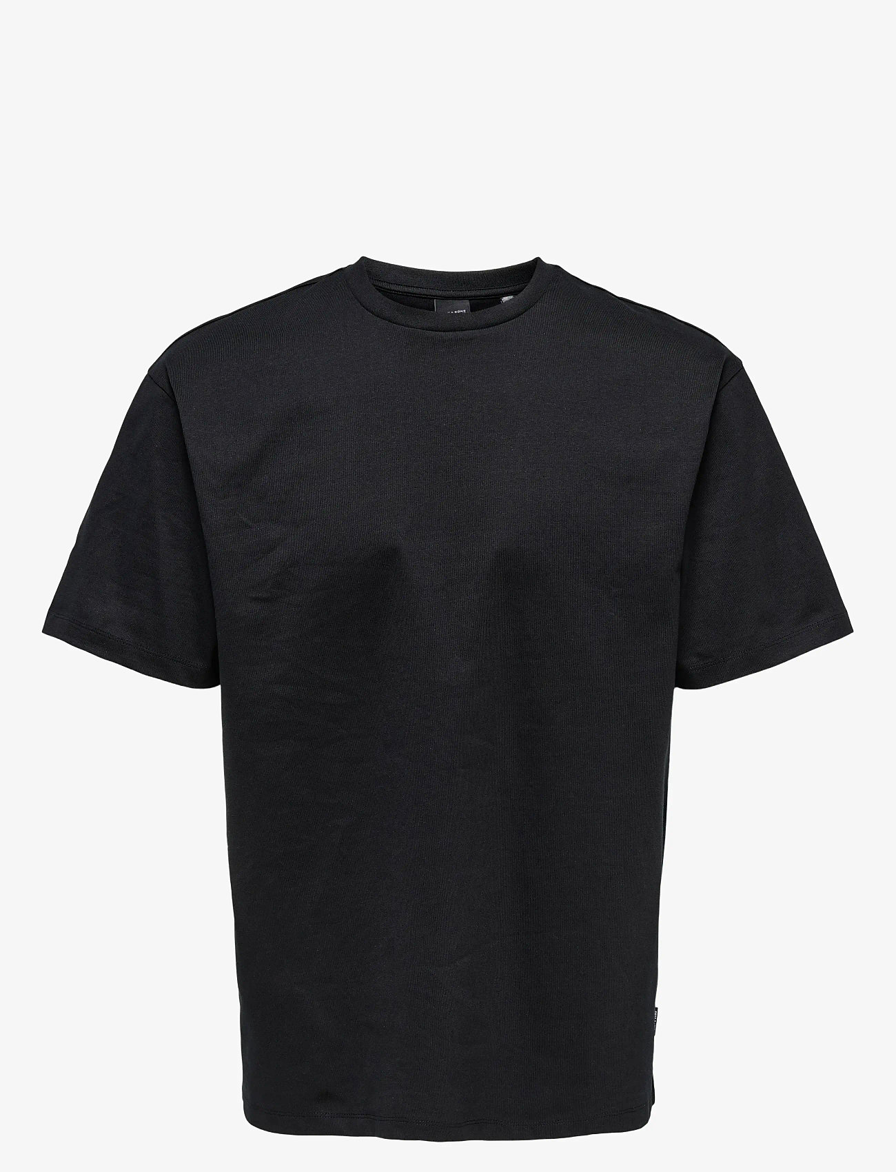 ONLY & SONS - ONSFRED LIFE RLX SS TEE NOOS - efterårstøj - black - 0