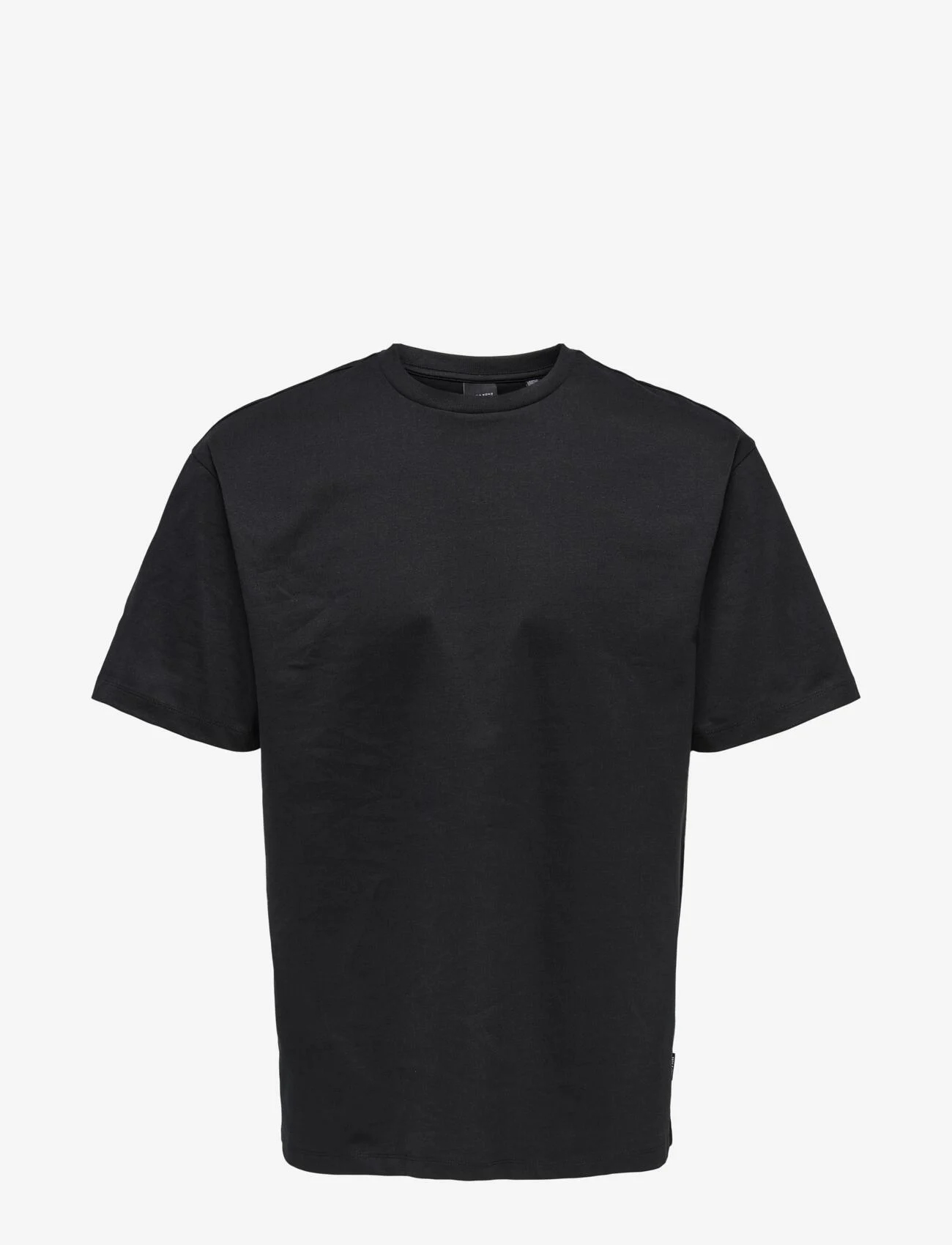 ONLY & SONS - ONSFRED LIFE RLX SS TEE NOOS - alhaisimmat hinnat - black - 0