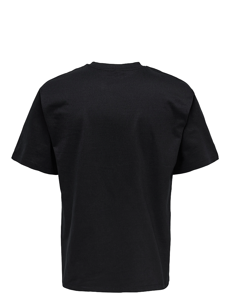 ONLY & SONS - ONSFRED LIFE RLX SS TEE NOOS - kortærmede t-shirts - black - 2