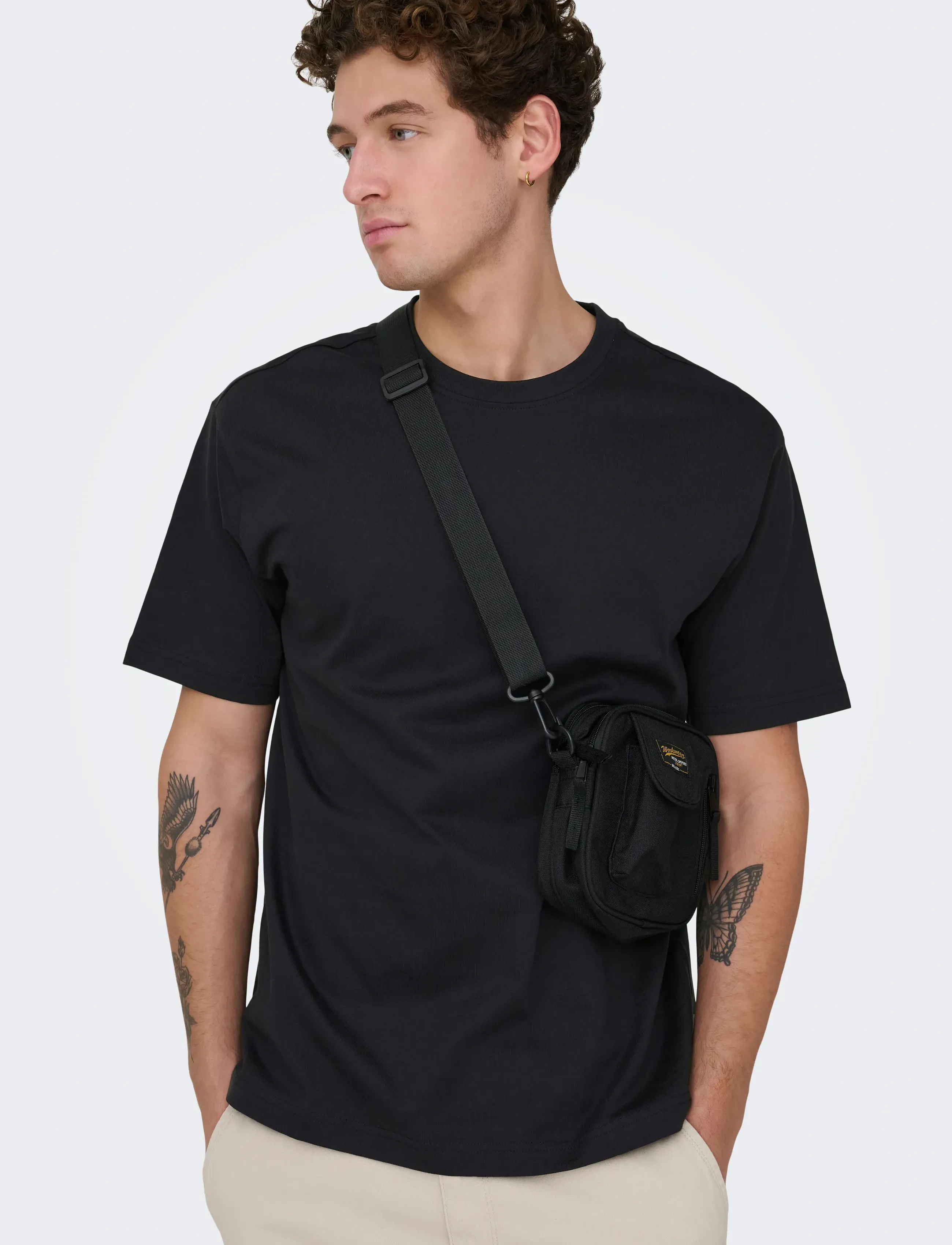 ONLY & SONS Onsfred Life Rlx Ss Tee Noos t-shirts - bas herr – bild 5