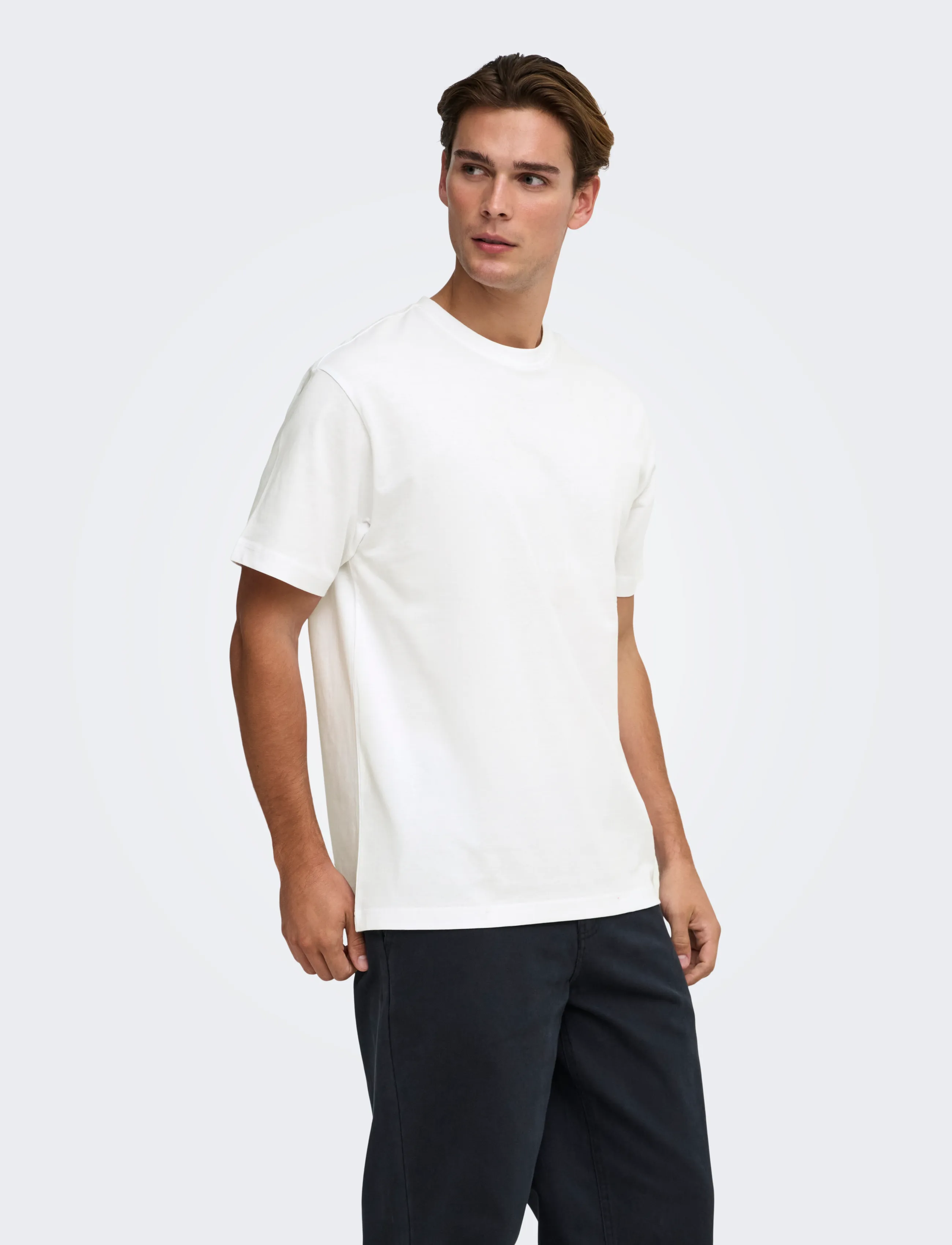 ONLY & SONS ONSFRED LIFE RLX SS TEE NOOS - T-shirts - BRIGHT WHITE / white