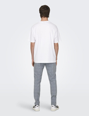 ONLY & SONS - ONSFRED LIFE RLX SS TEE NOOS - laveste priser - bright white - 3